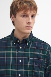 Barbour® Green Fortrose TF 100% Cotton Shirt - Image 4 of 5