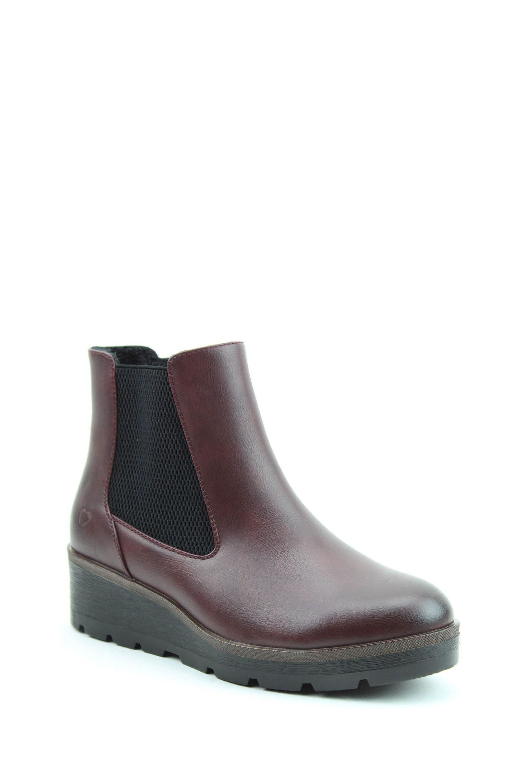 Buy Heavenly Feet Red Ottavia Ankle Boots from the Next UK online shop