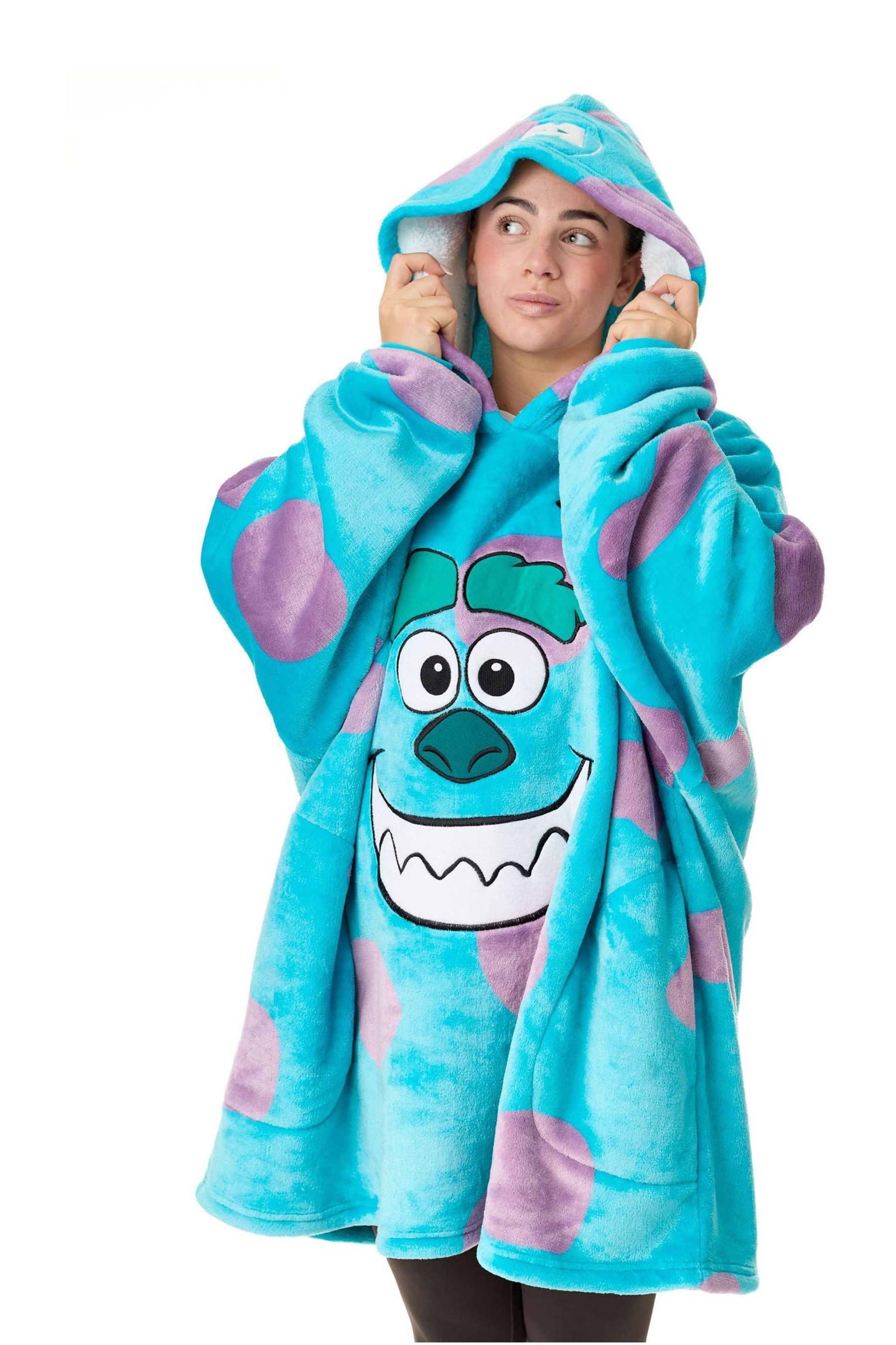 Vanilla Underground Unisex Disney Monsters Inc Adults Blanket Hoodie from Next United Arab Emirates