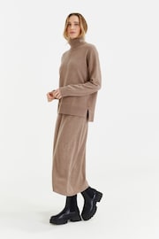 Chinti & Parker Wool/Cashmere Relaxed Roll Neck Jumper - Image 1 of 4