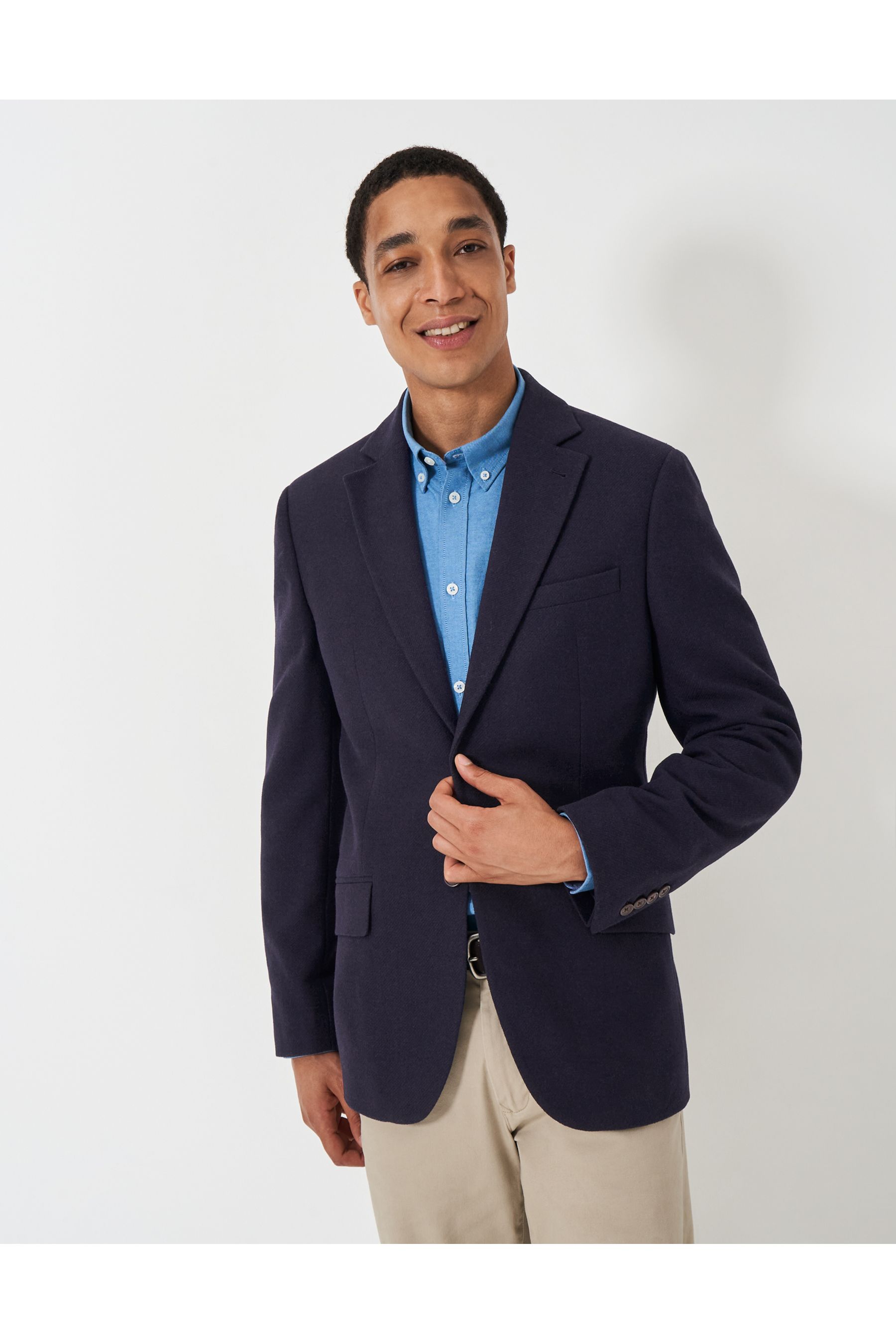 Mens navy wool blazer hotsell
