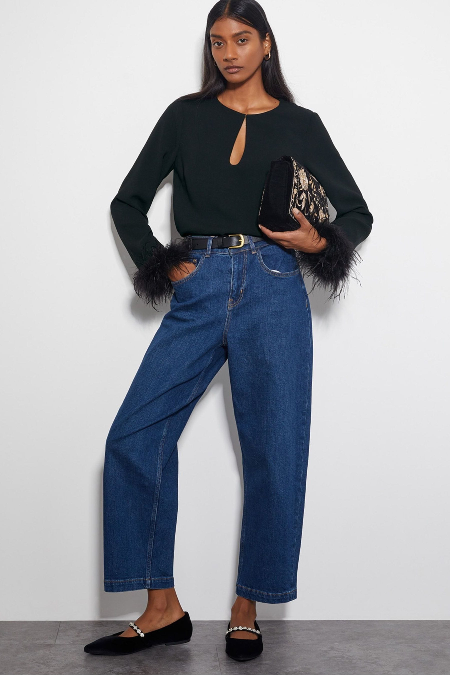 Monsoon black jeans outlet
