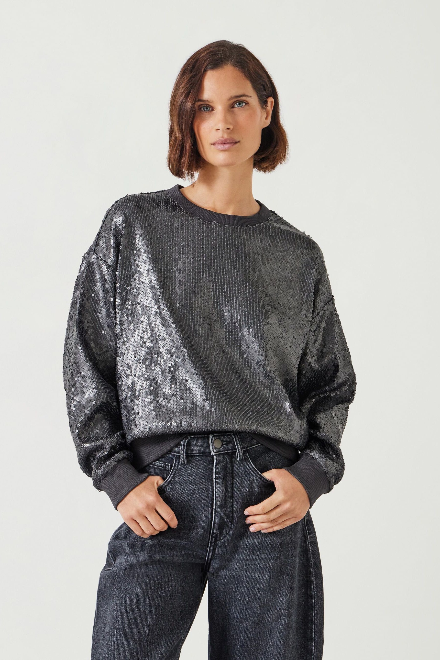 Next sequin sweatshirt outlet