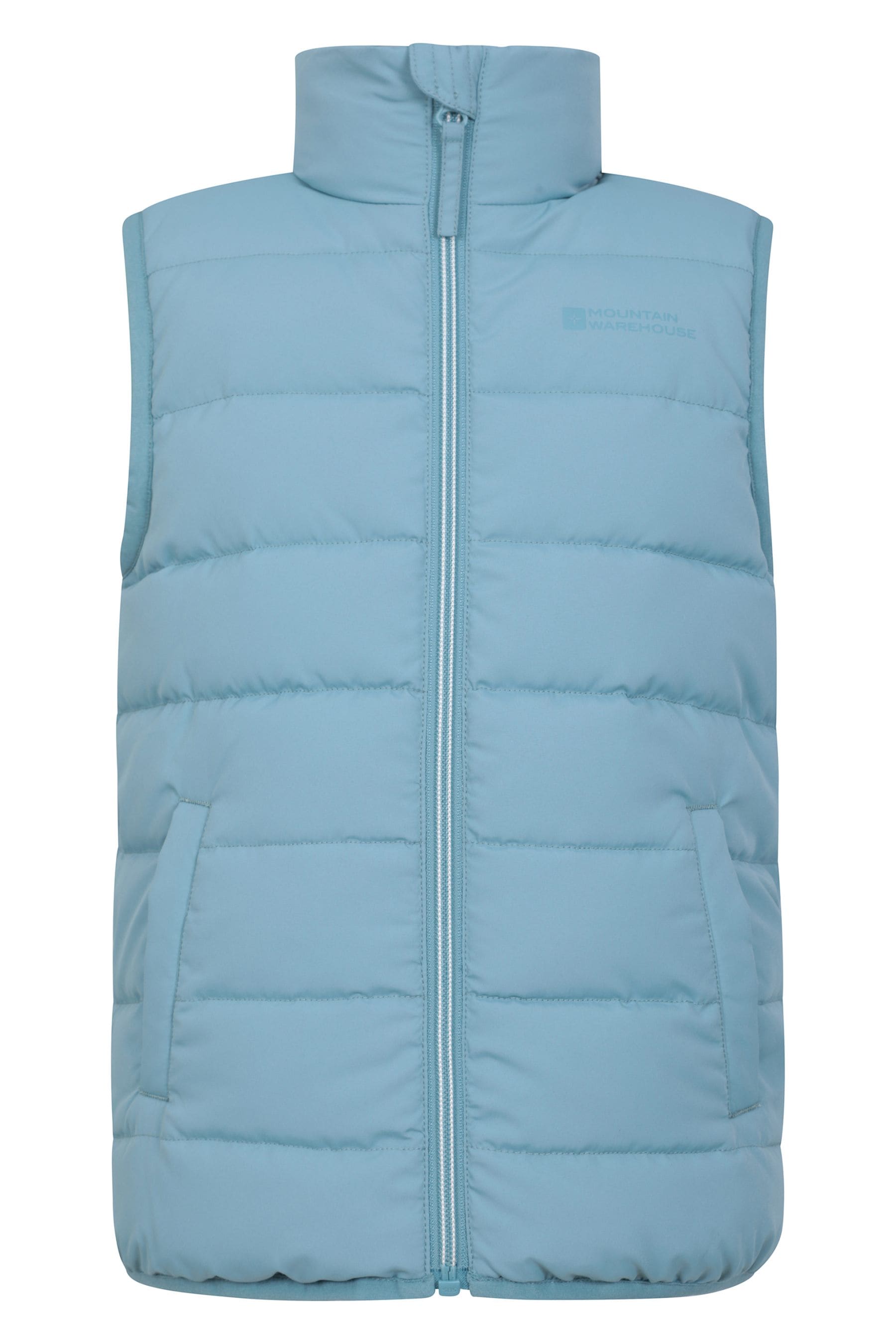 Kids padded gilet top