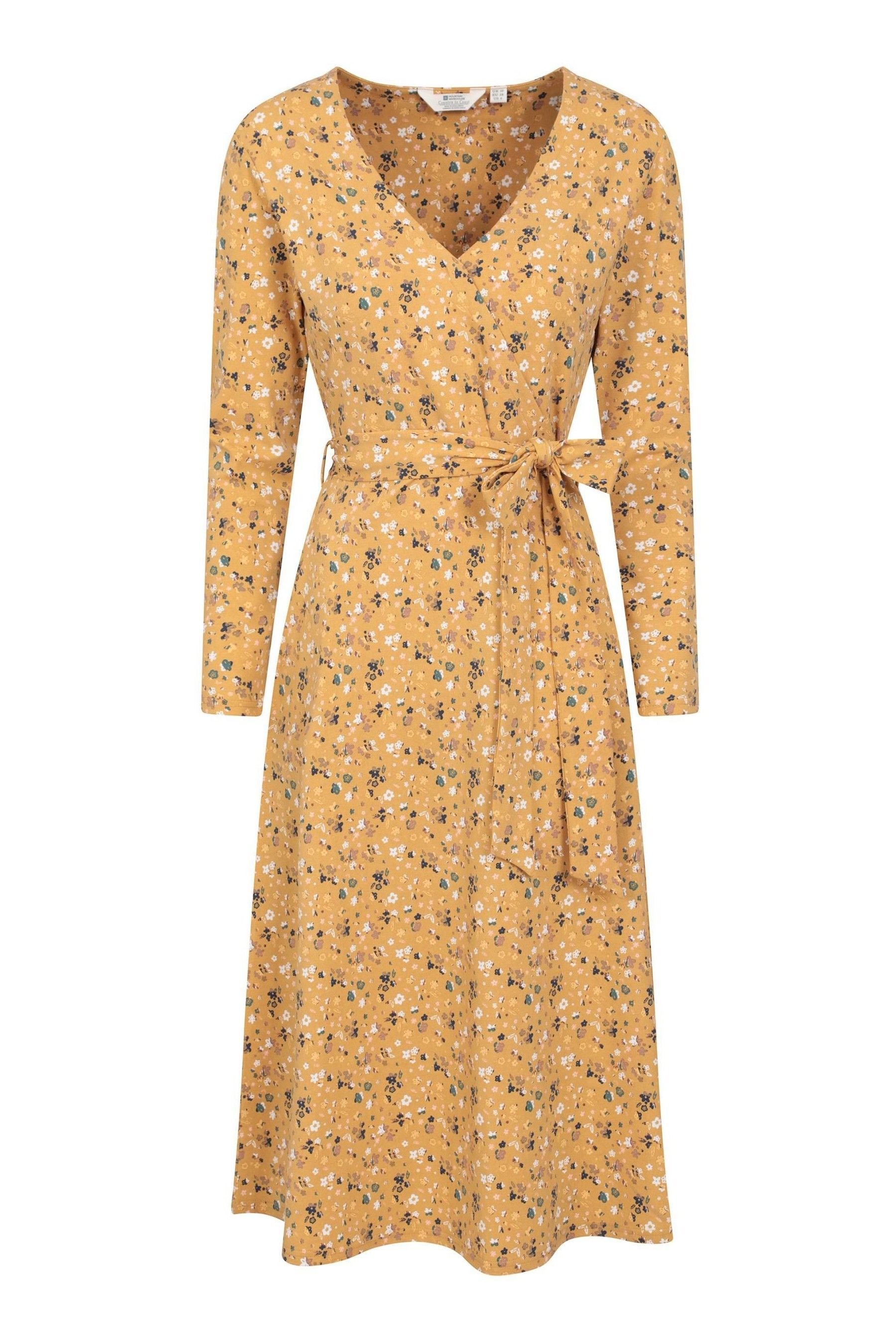 Buy Mountain Warehouse Yellow Womens Santorini Midi Wrap Dress from Next Luxembourg