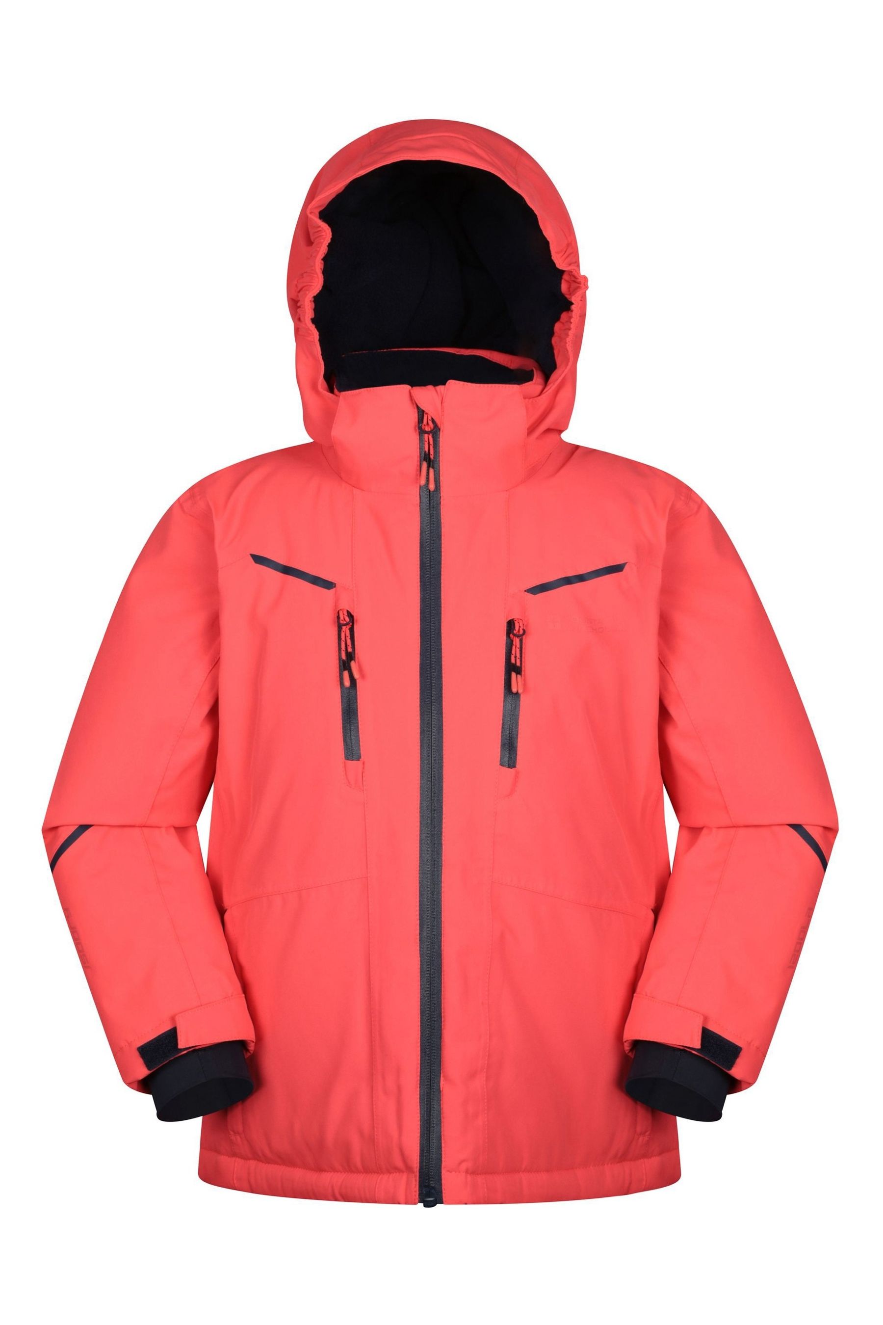 Mountain Warehouse Pink Kids Slalom Extreme Waterproof Ski Jacket