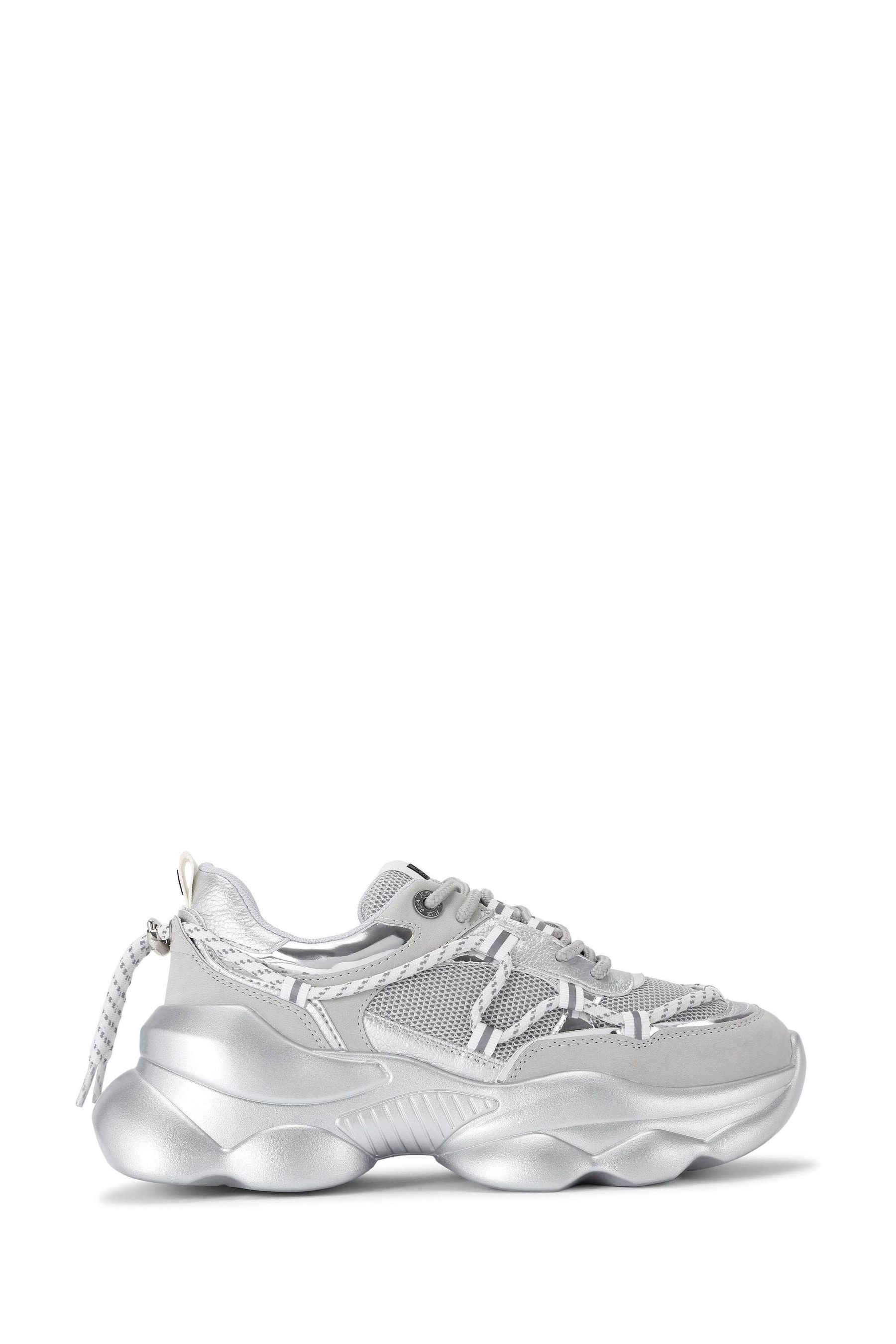 Silver chrome shoes discount