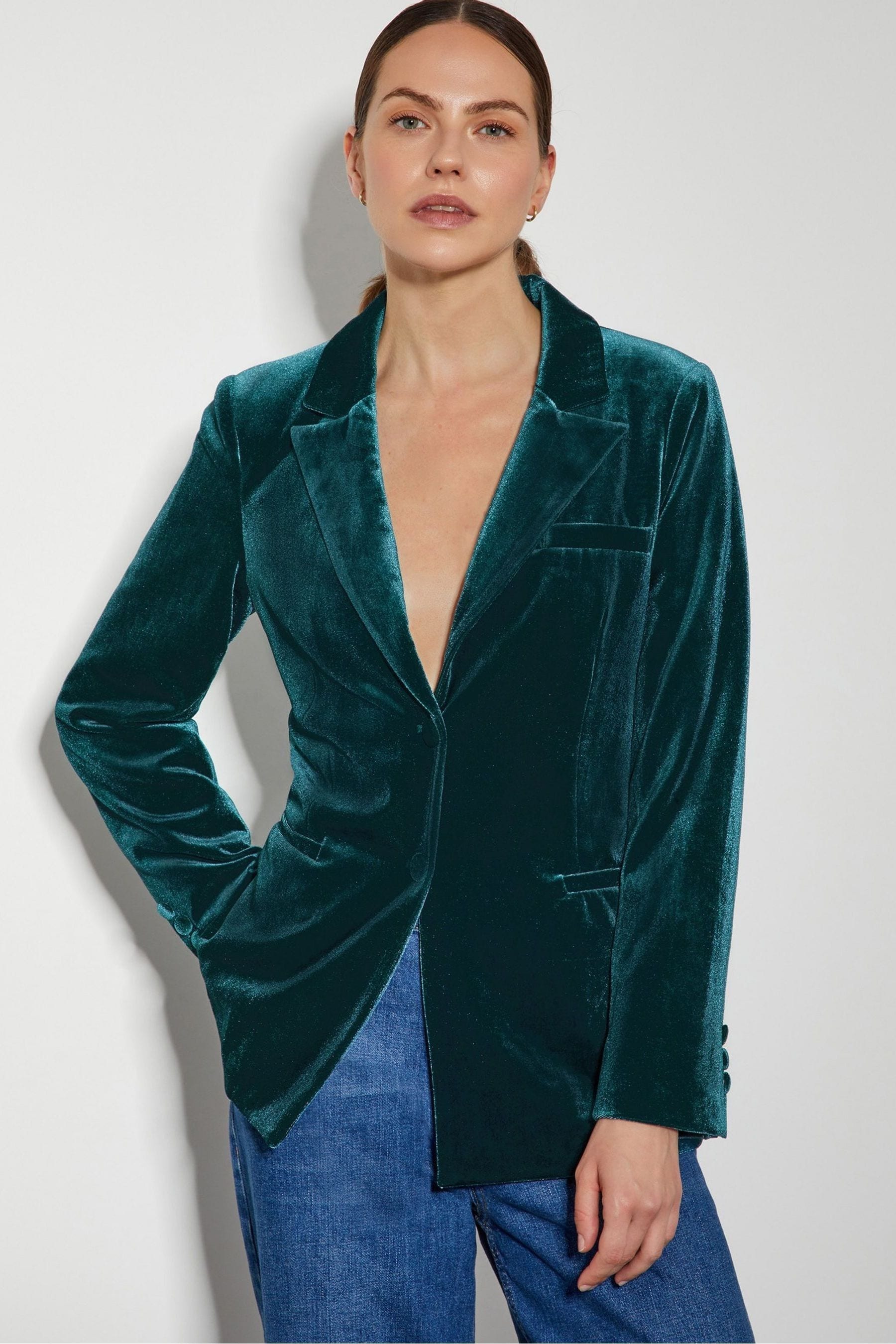 Next velvet jacket womens sales
