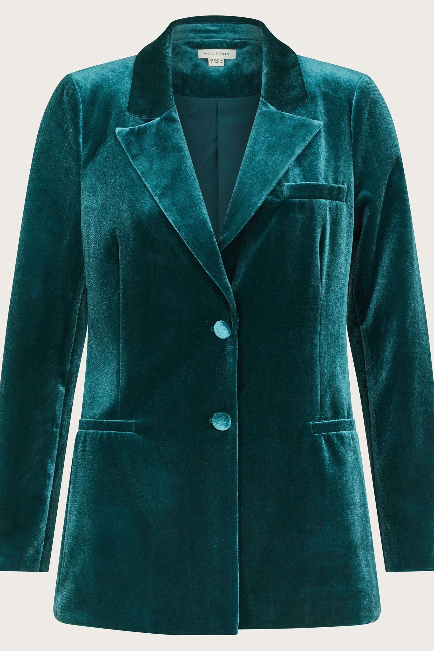 Buy Monsoon Dark Green Velvet Vicky Jacket from Next Luxembourg