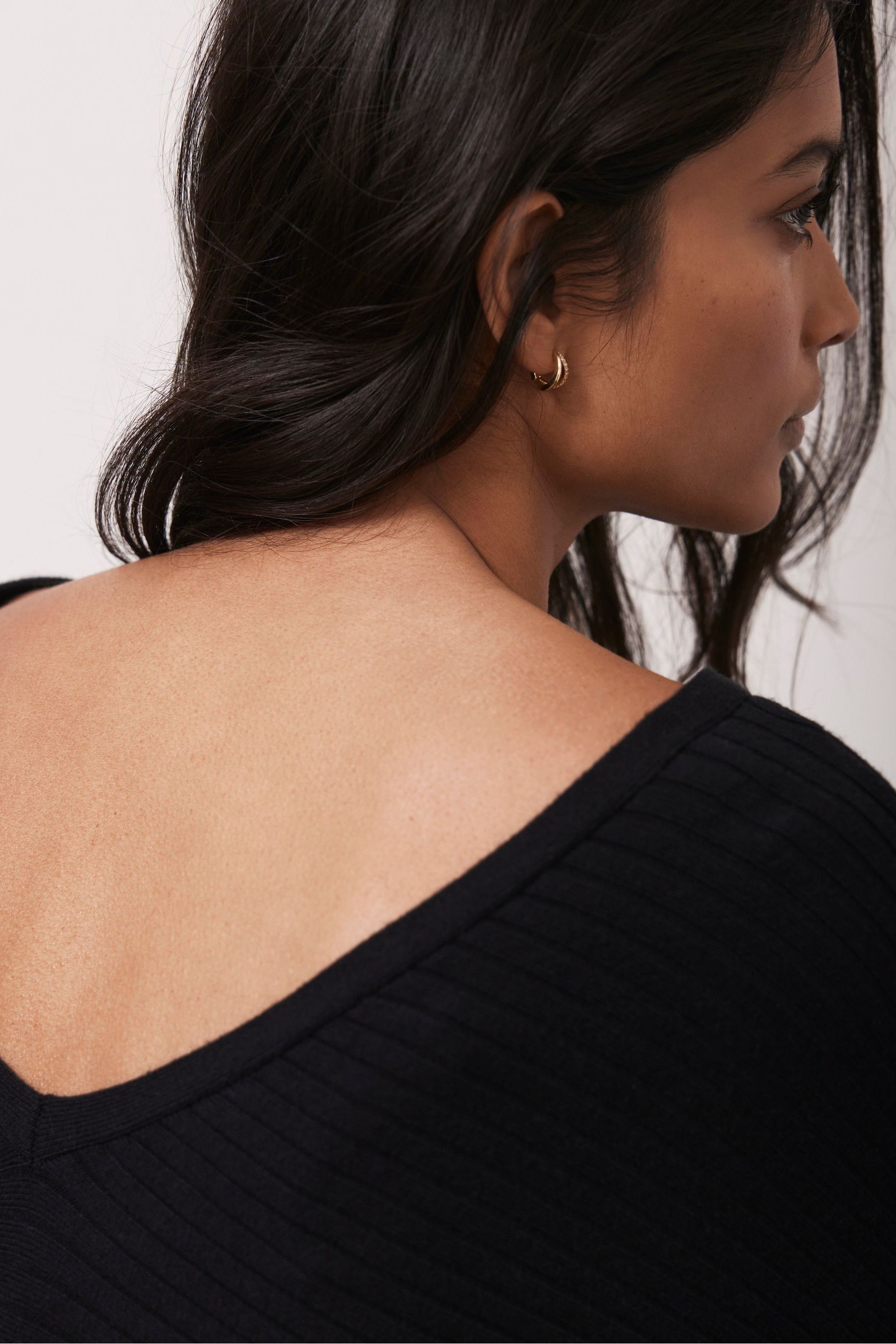 Buy Mint Velvet Black Batwing Knit Dress from the Next UK online shop