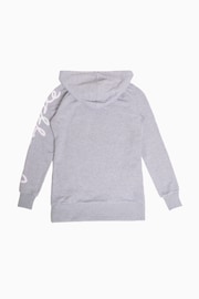 Pineapple Grey Womens Longline Hoodie - Image 6 of 6