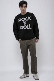 Religion Black Rock N Roll Knit Jumper - Image 4 of 5