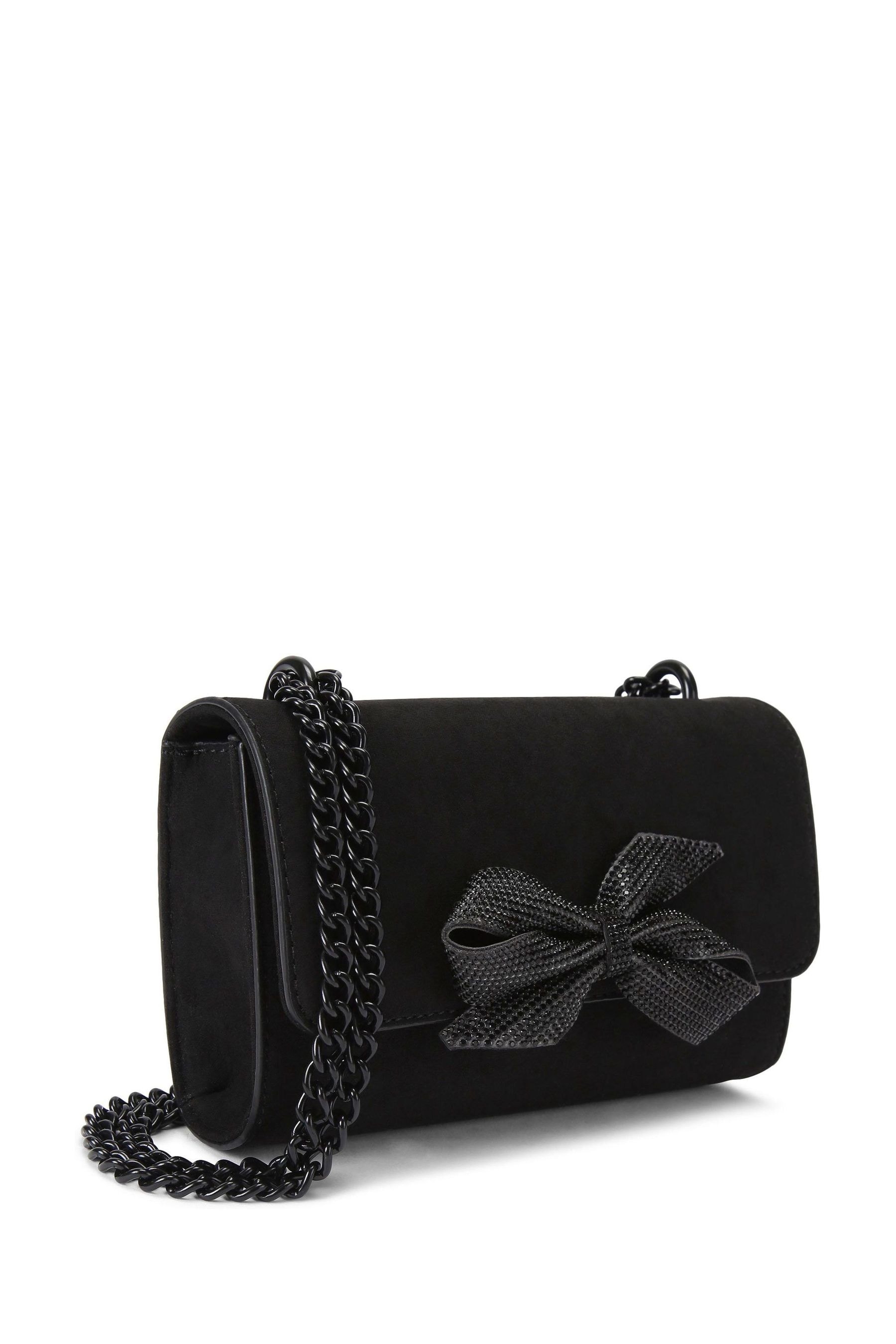 Kurt geiger black clutch bag clearance