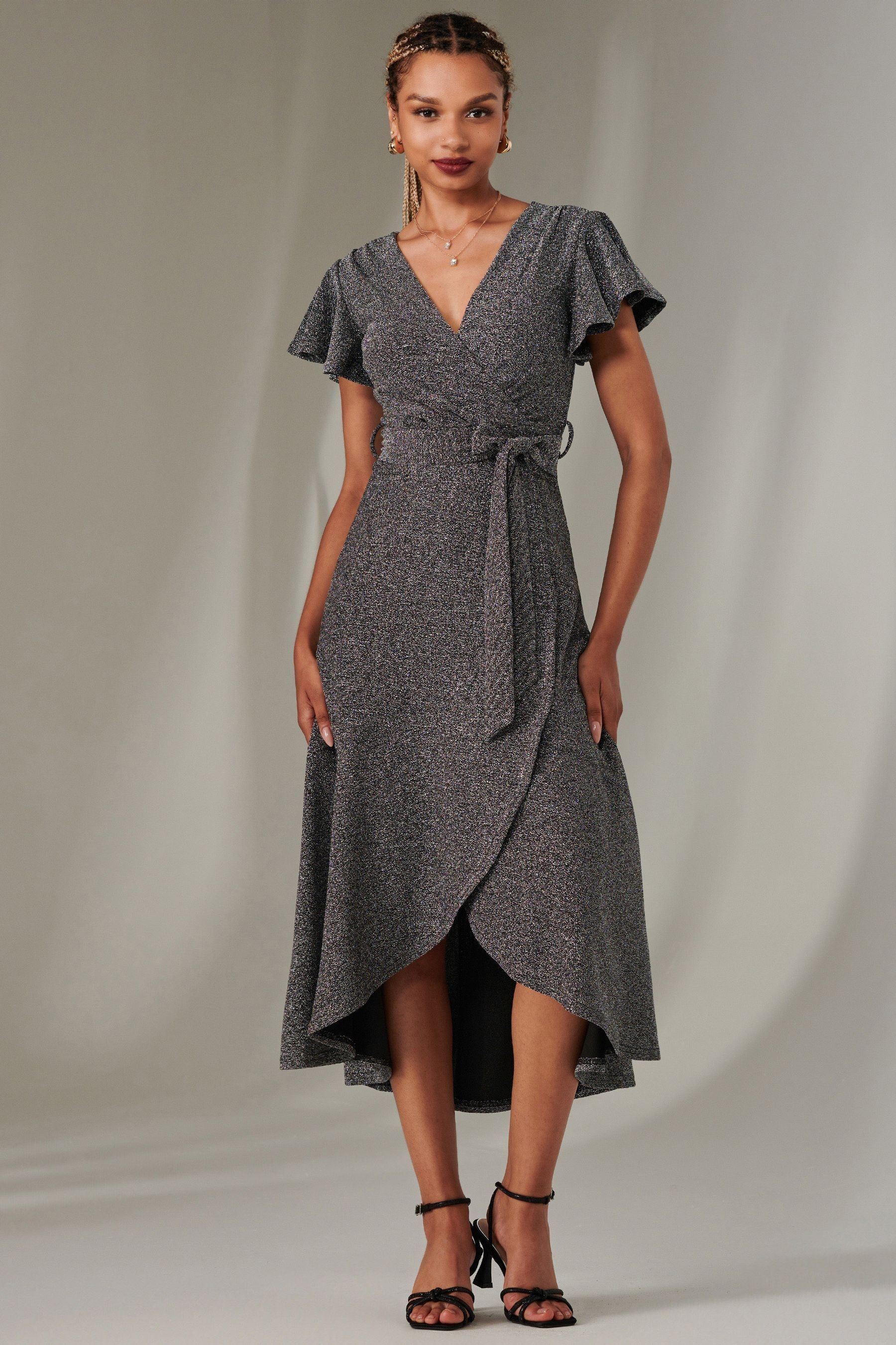 Next metallic dress best sale