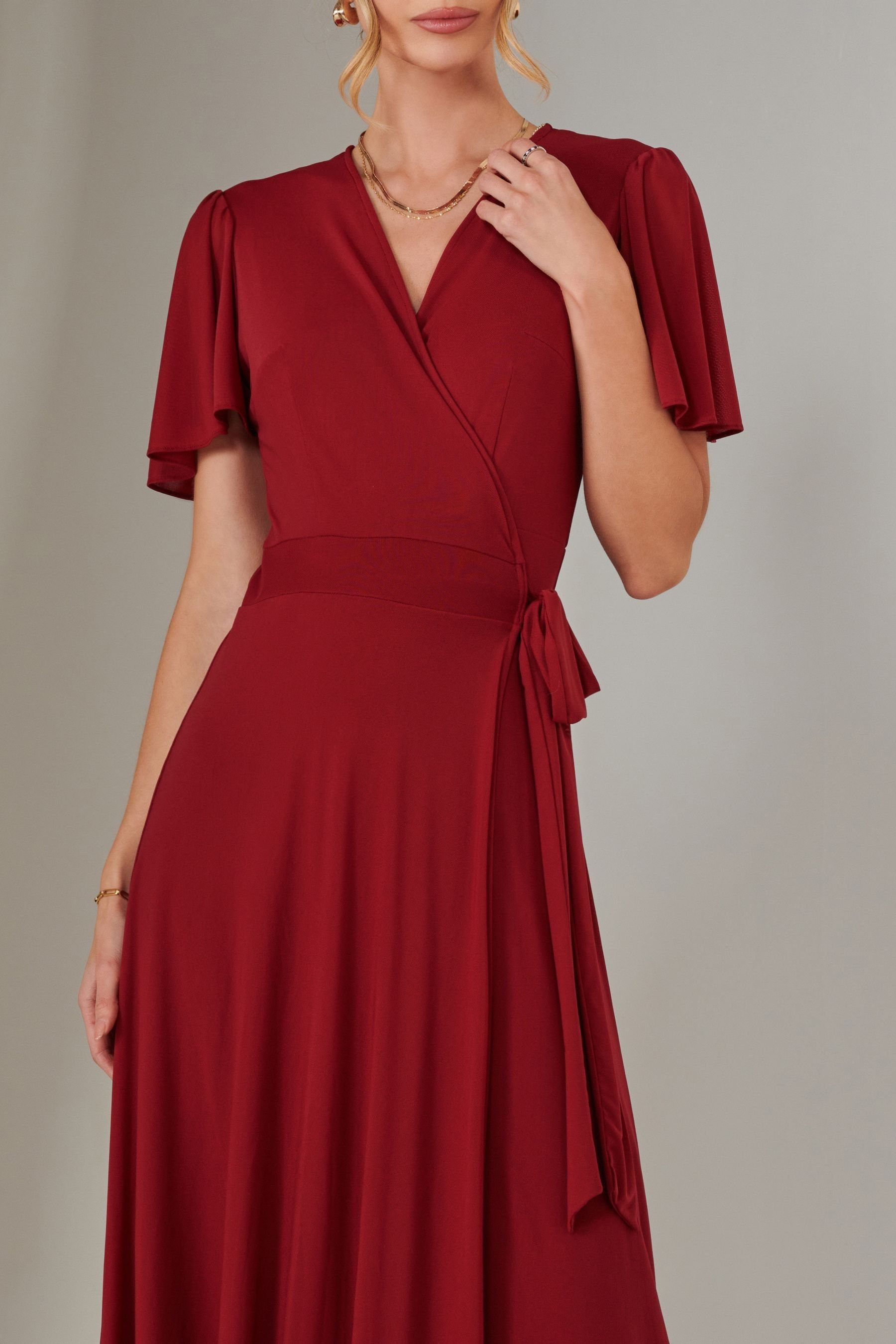 Plain red dress new arrivals