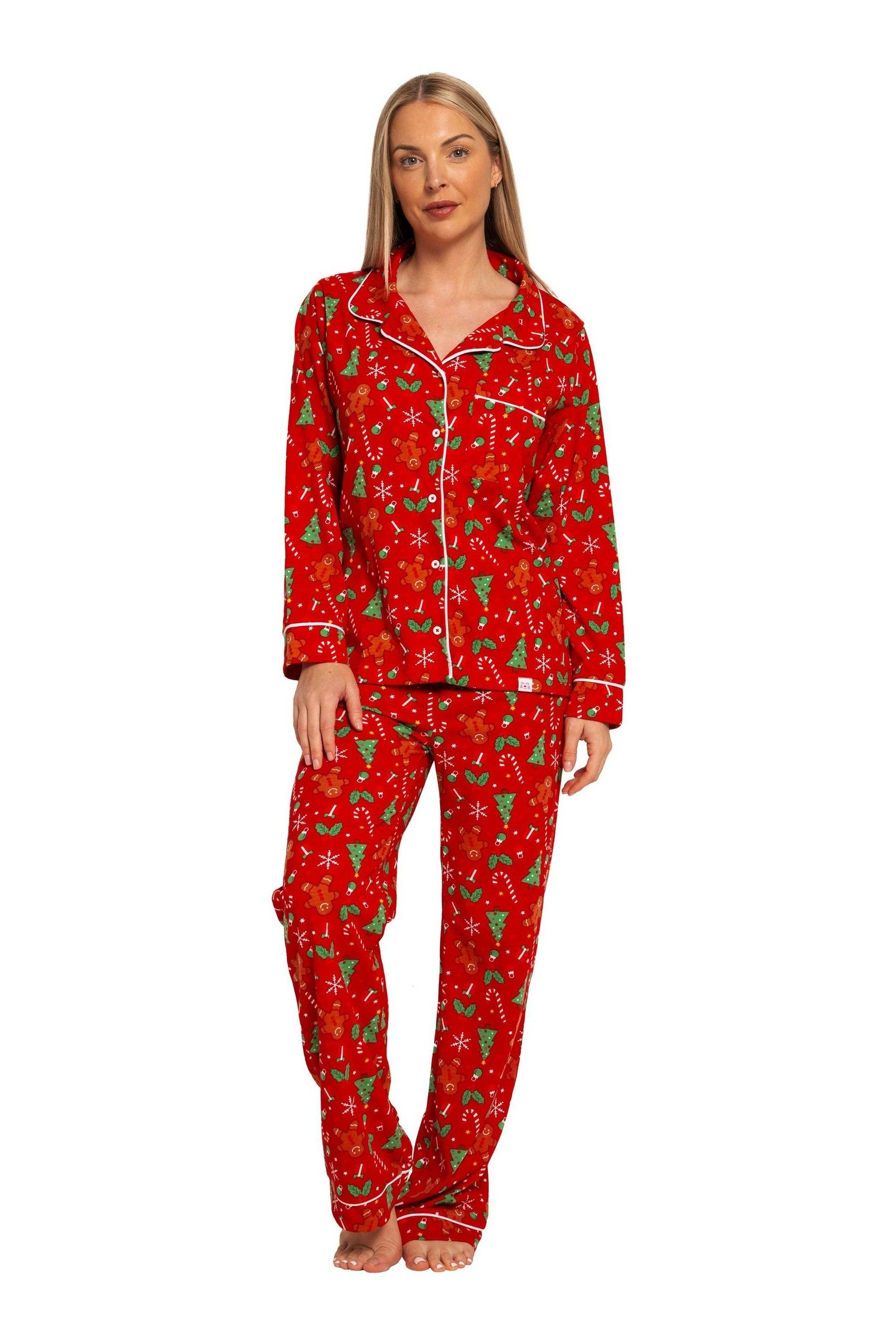 Harry Bear Red Gingerbread Christmas Pyjamas