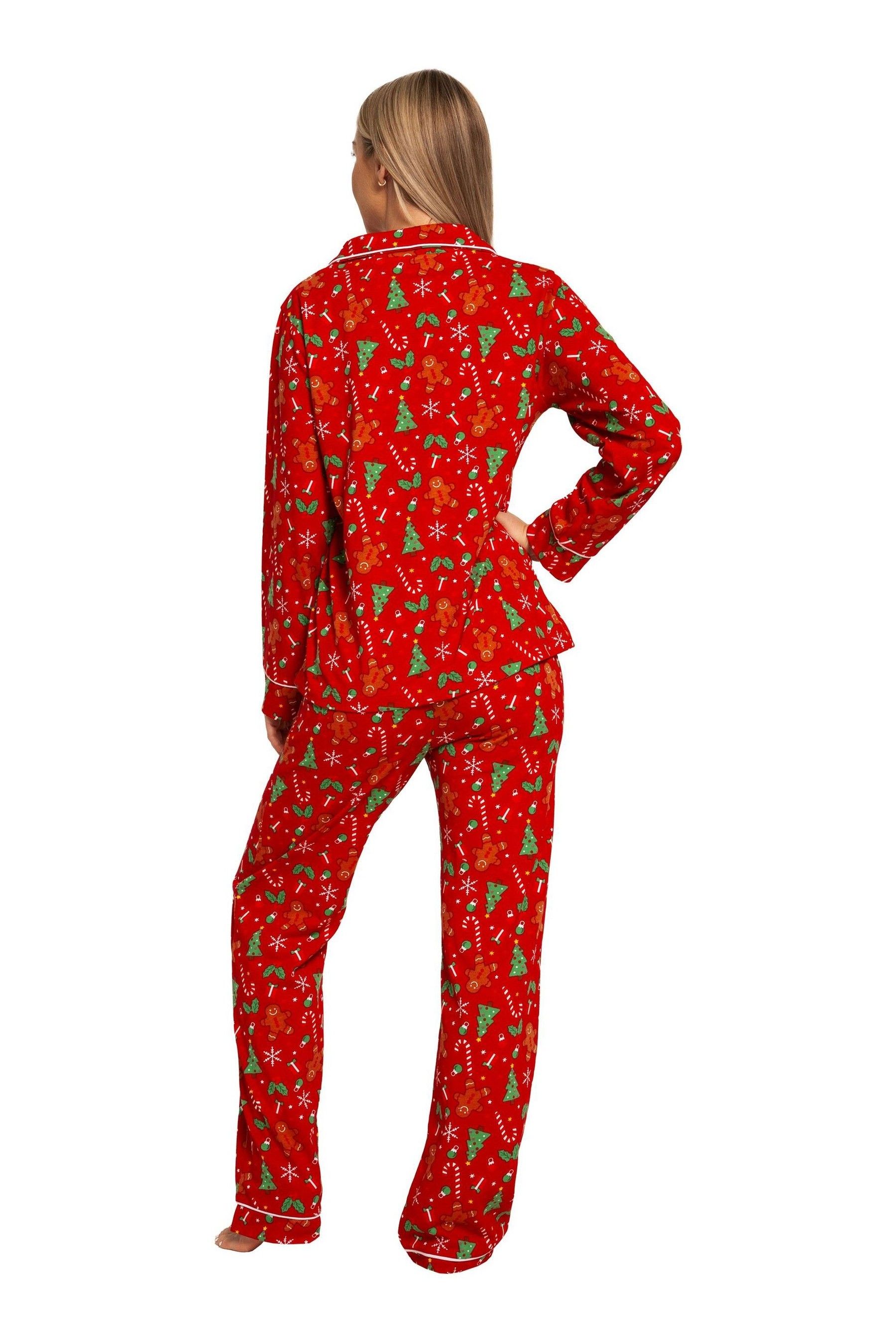 Harry Bear Red Gingerbread Christmas Pyjamas