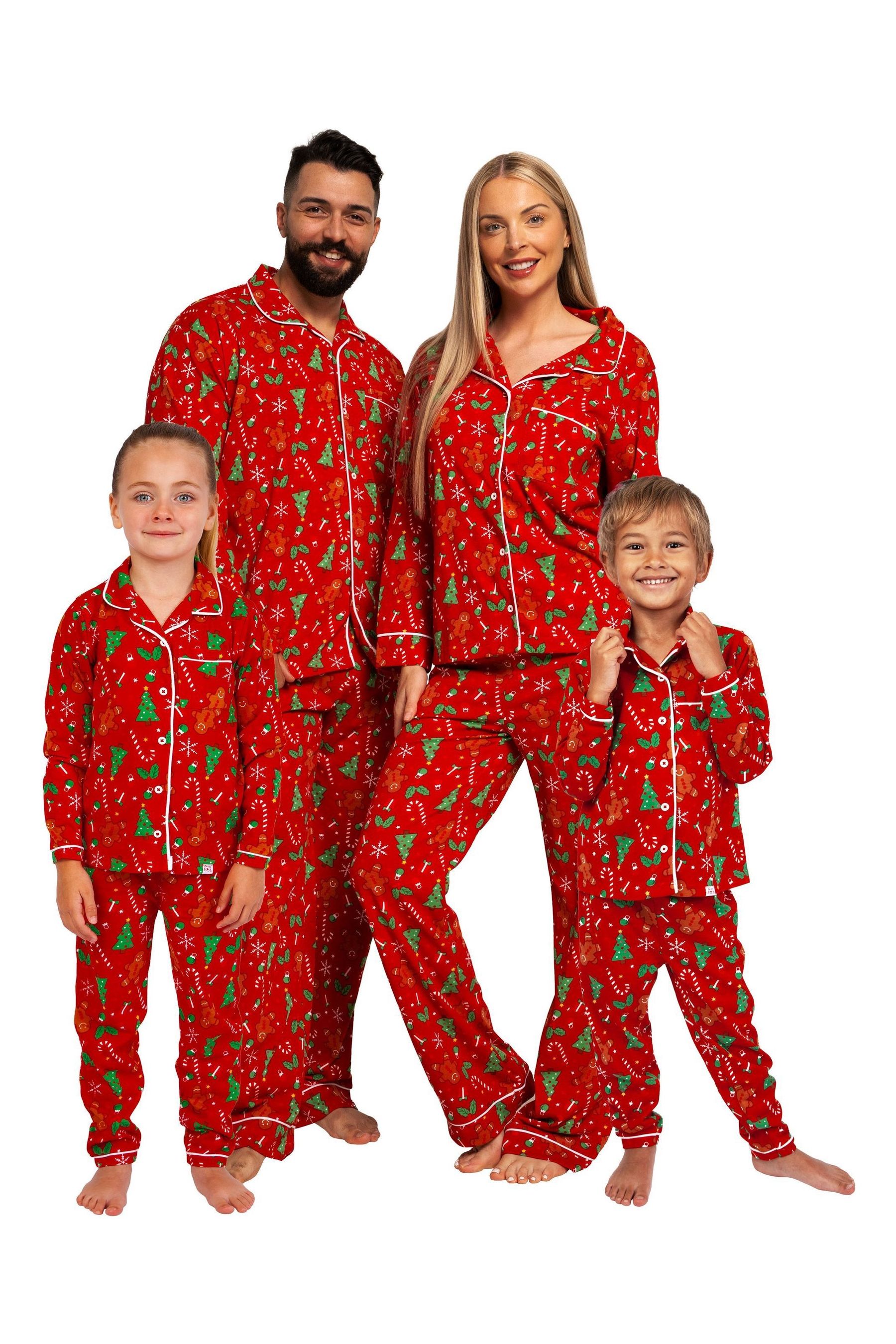 Harry Bear Red Gingerbread Christmas Pyjamas