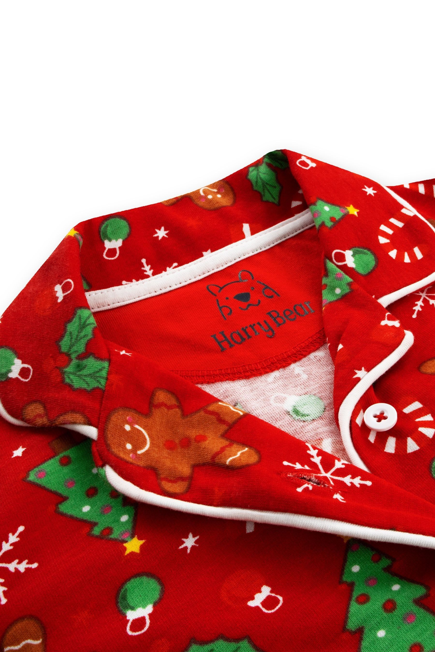 Harry Bear Red Gingerbread Christmas Pyjamas
