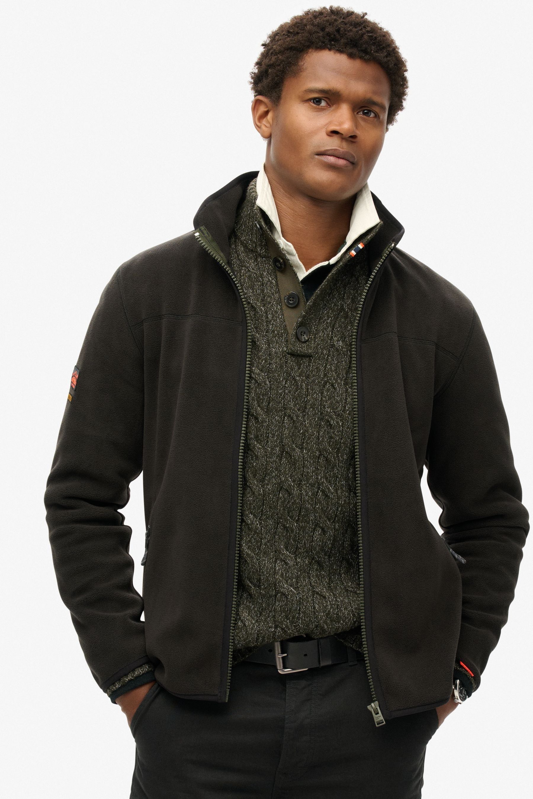 Superdry fleece sales
