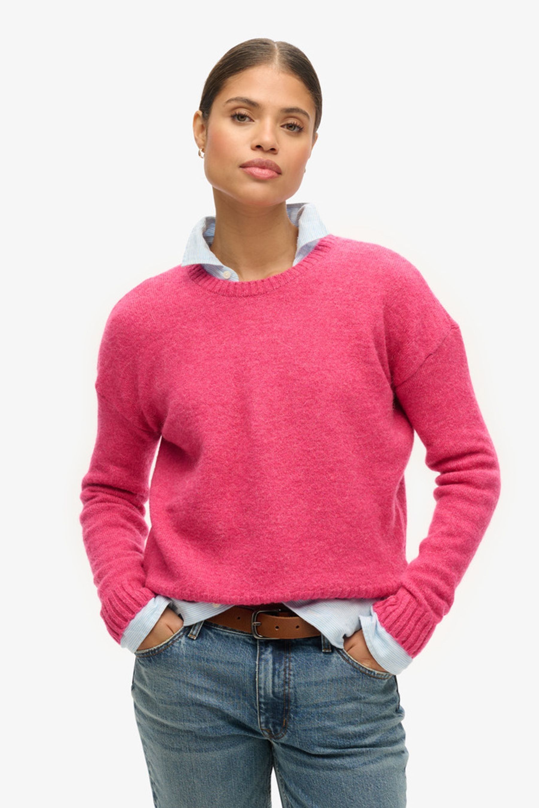 Superdry pink jumper top