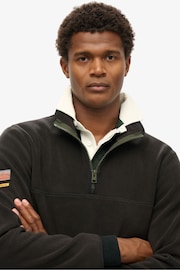 Superdry Black Active Half Zip Fleece - Image 3 of 3