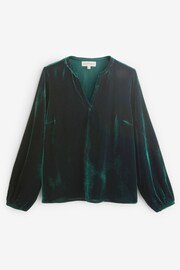 Aspiga Green Faye Velvet Blouse - Image 5 of 5