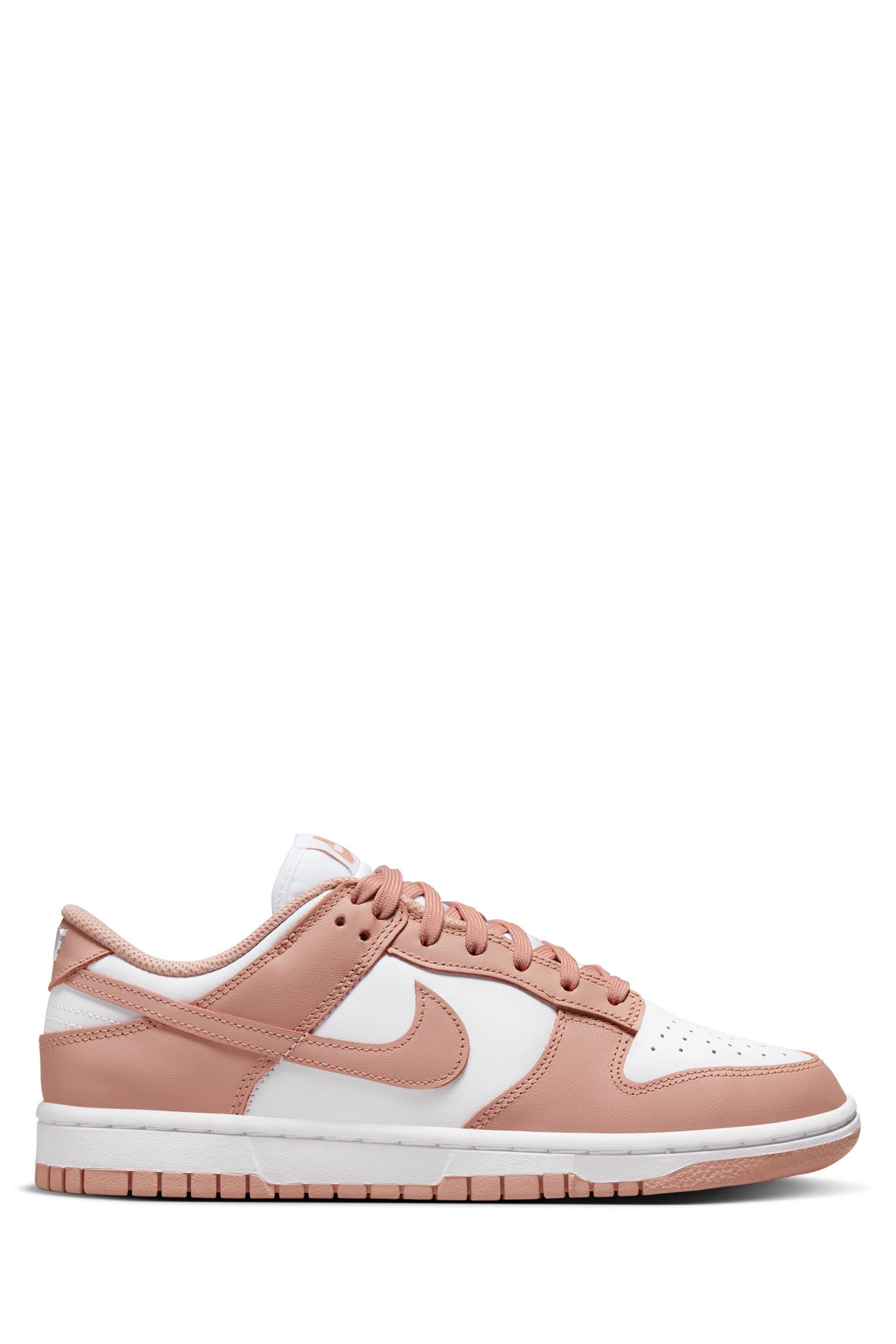 Buy Nike Pink White Dunk Low Trainers from Next Germany