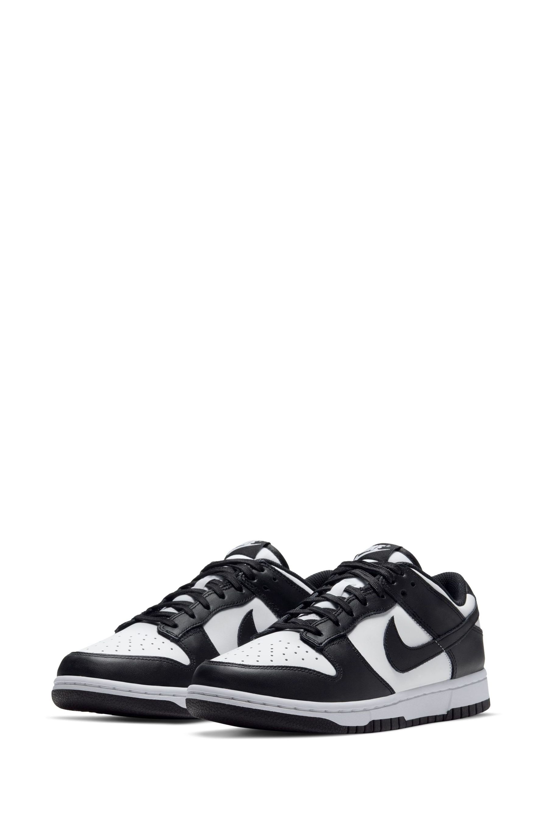 Buy Nike Black on White Dunk Low Trainers from Next Canada