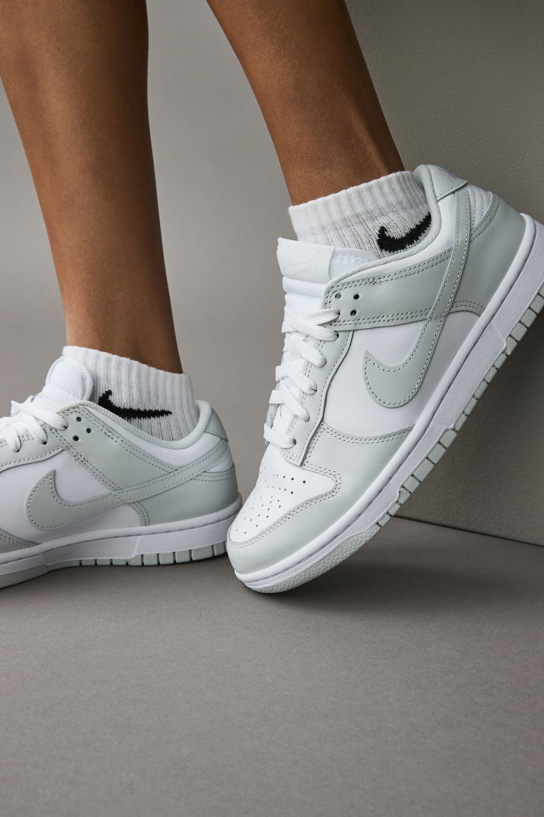 Buy Nike Grey Dunk Low Trainers from the Next UK online shop