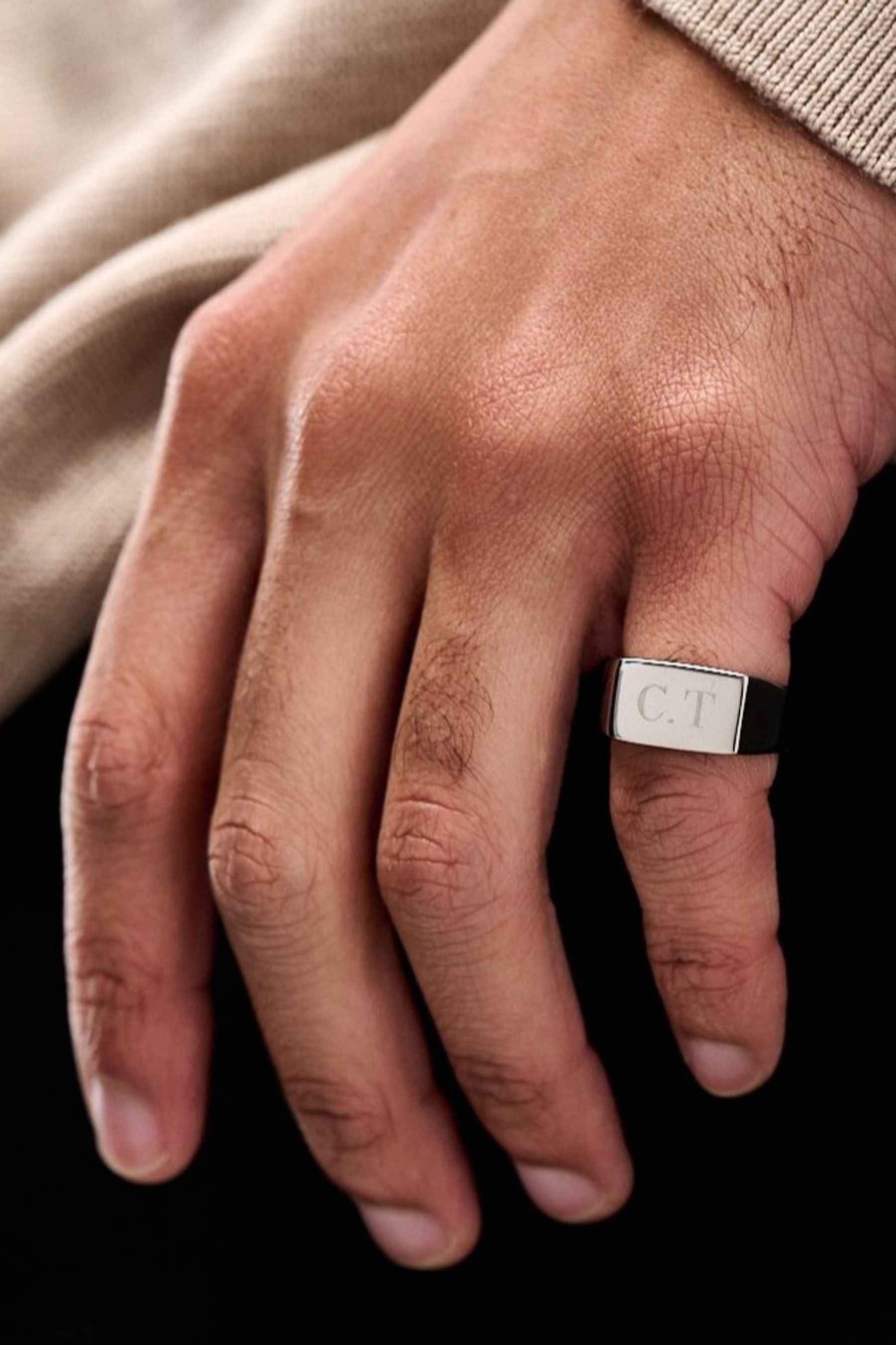 Buy Orelia Joe Chunky Signet Ring from Next Canada