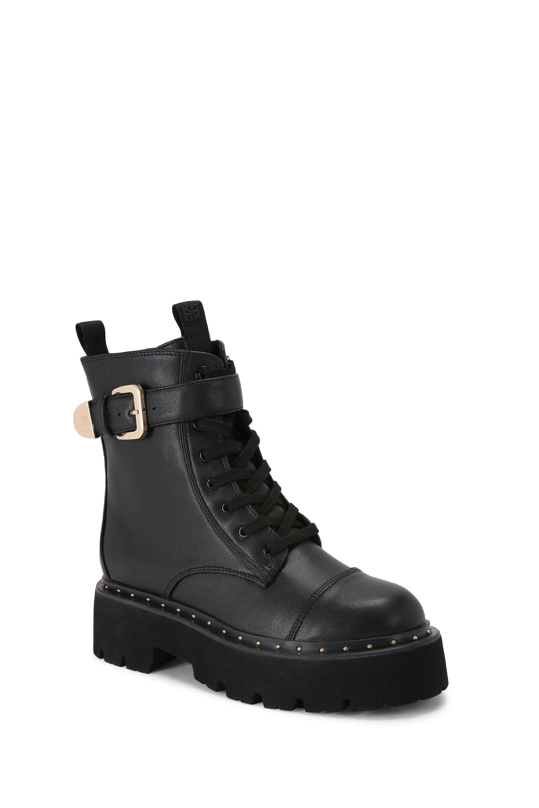 Buy Kg Kurt Geiger Trick Black Lace Up Boots from the Next UK online shop