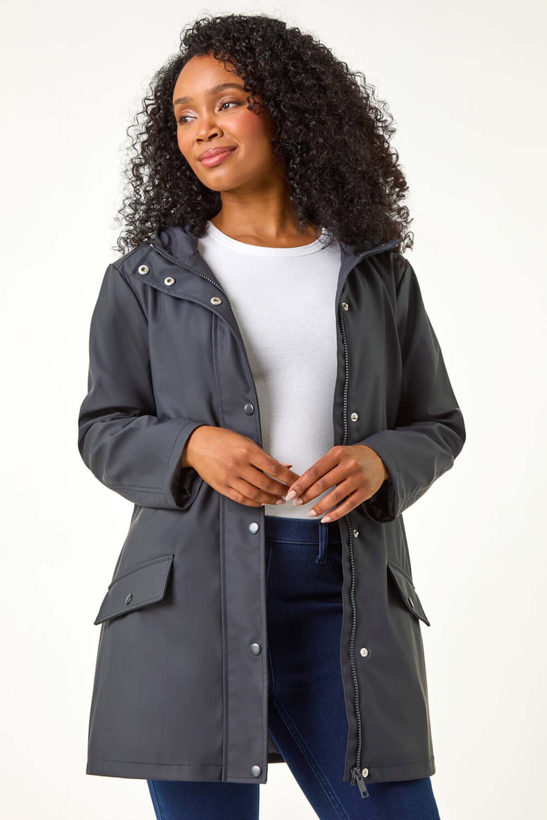 Pocket raincoat online deals