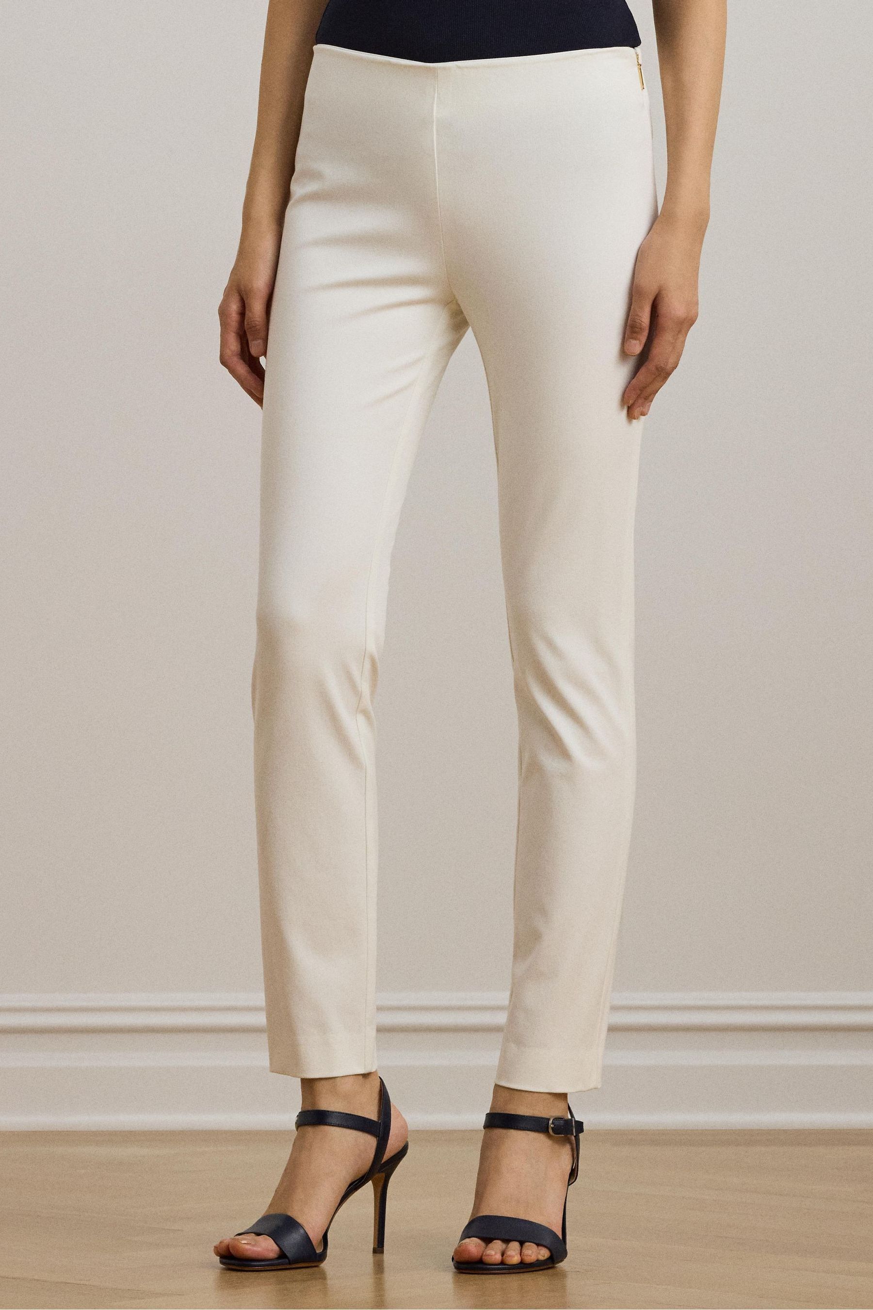 Buy Lauren Ralph Lauren Keslina Stretch Twill Skinny Fit Trousers from the Next UK online shop