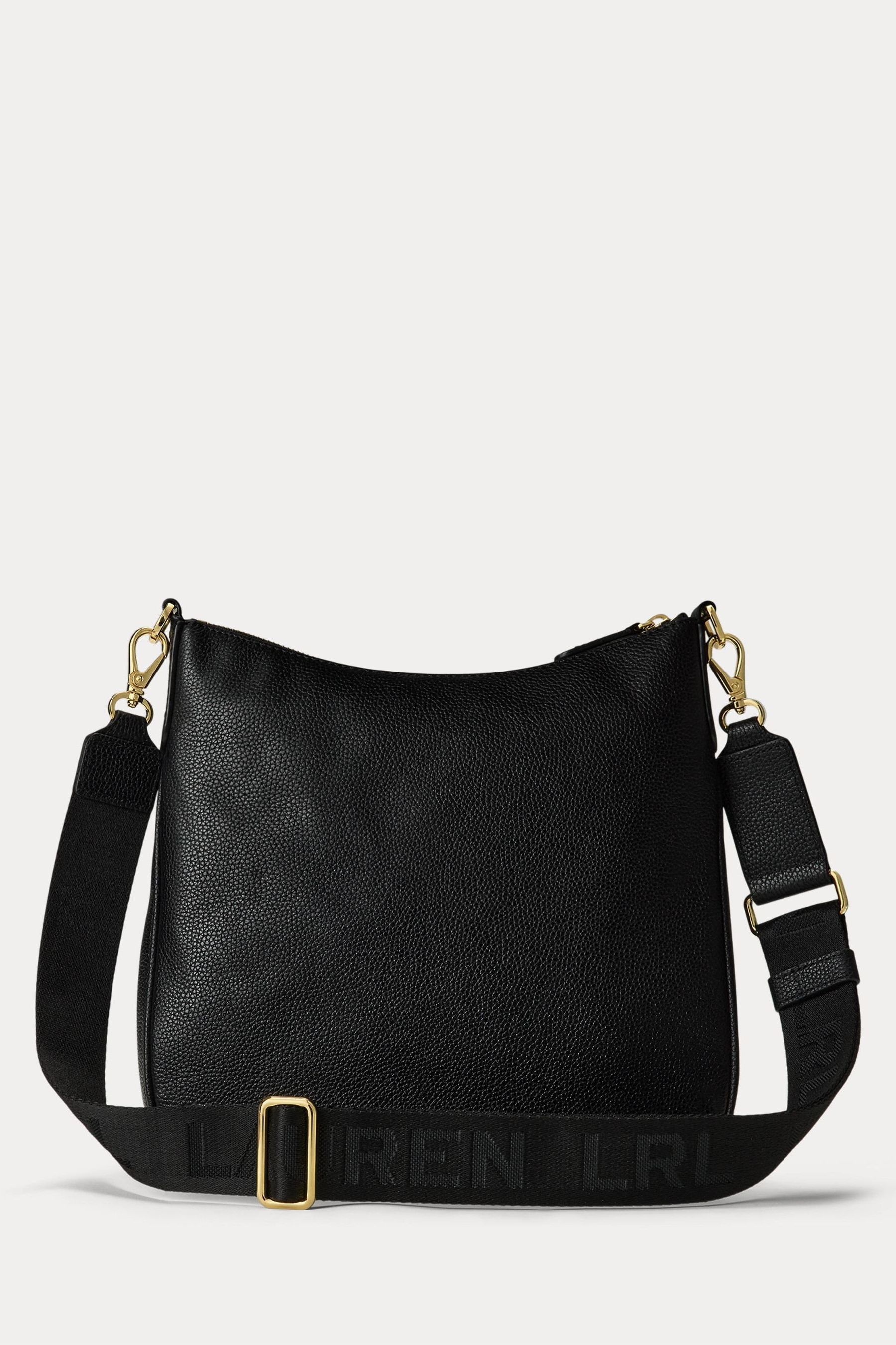 Ralph lauren pebbled leather crossbody bag shop