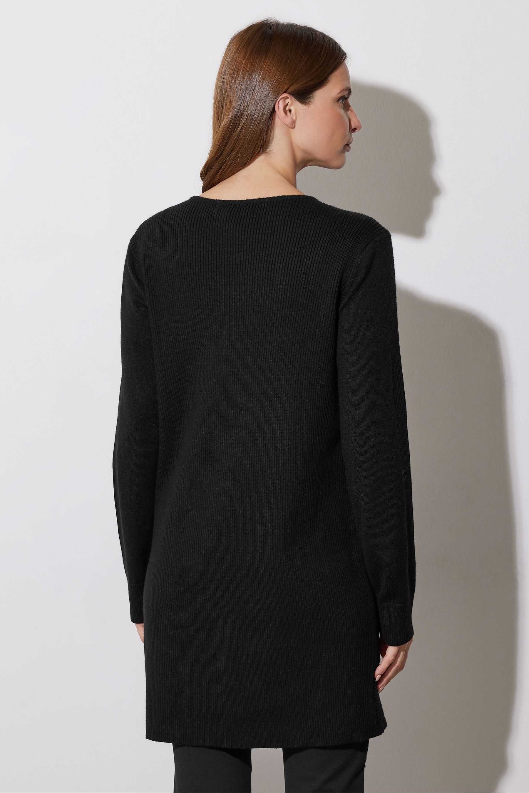 Star by Julien MacDonald Black Eyelet Zip Up Cardigan