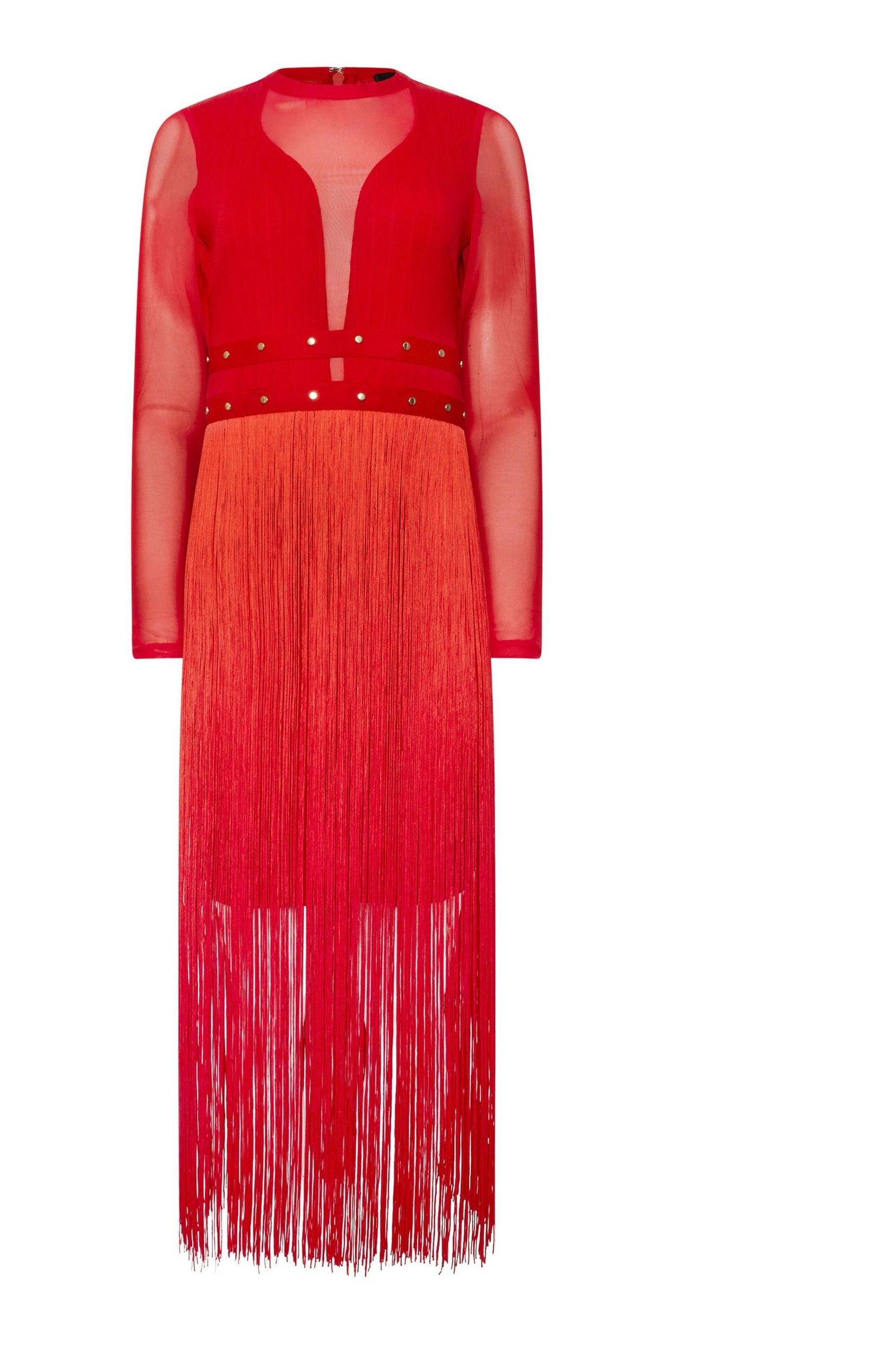 Julien macdonald red dress 2025