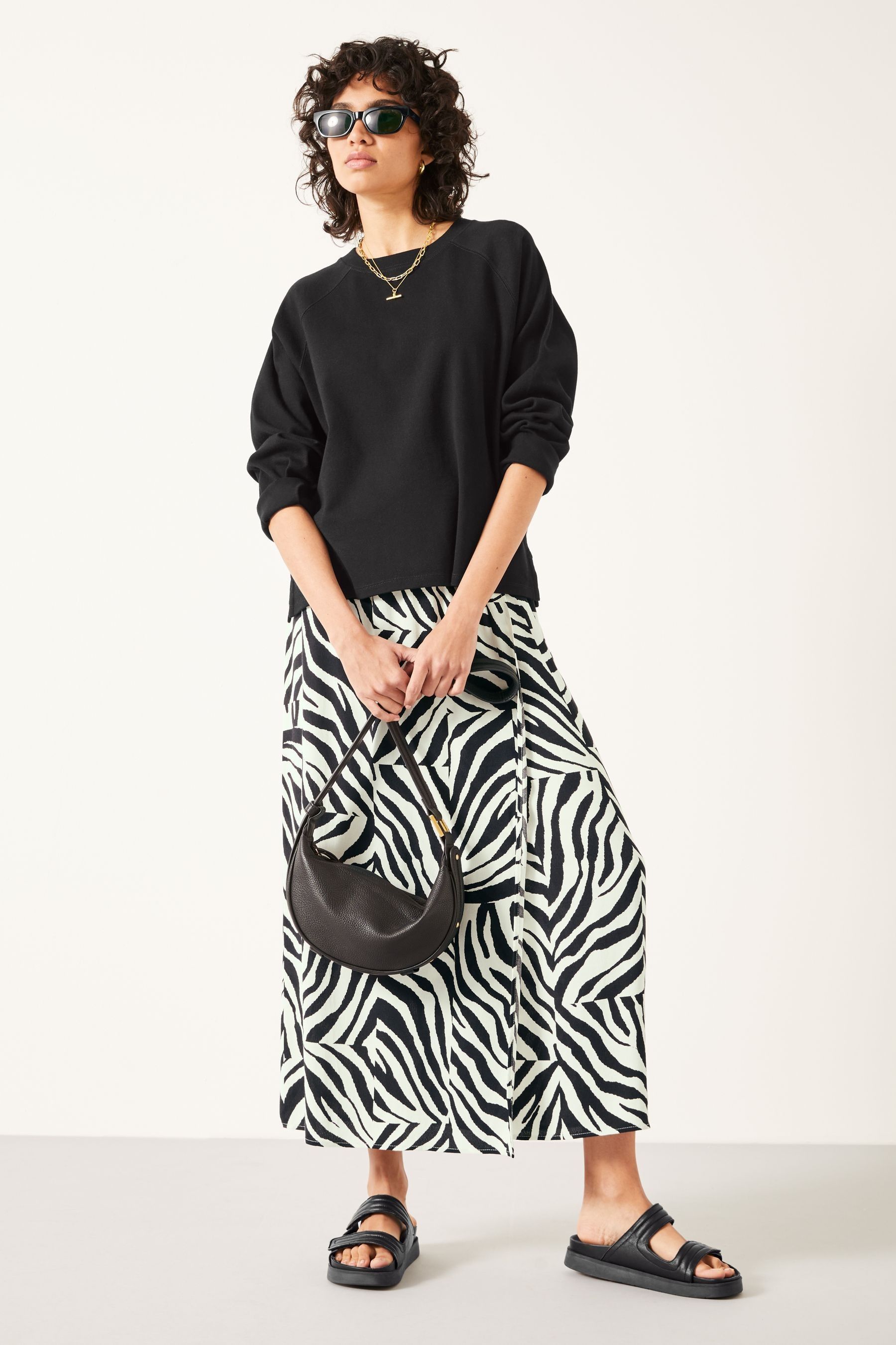 Wrap skirt zebra outlet