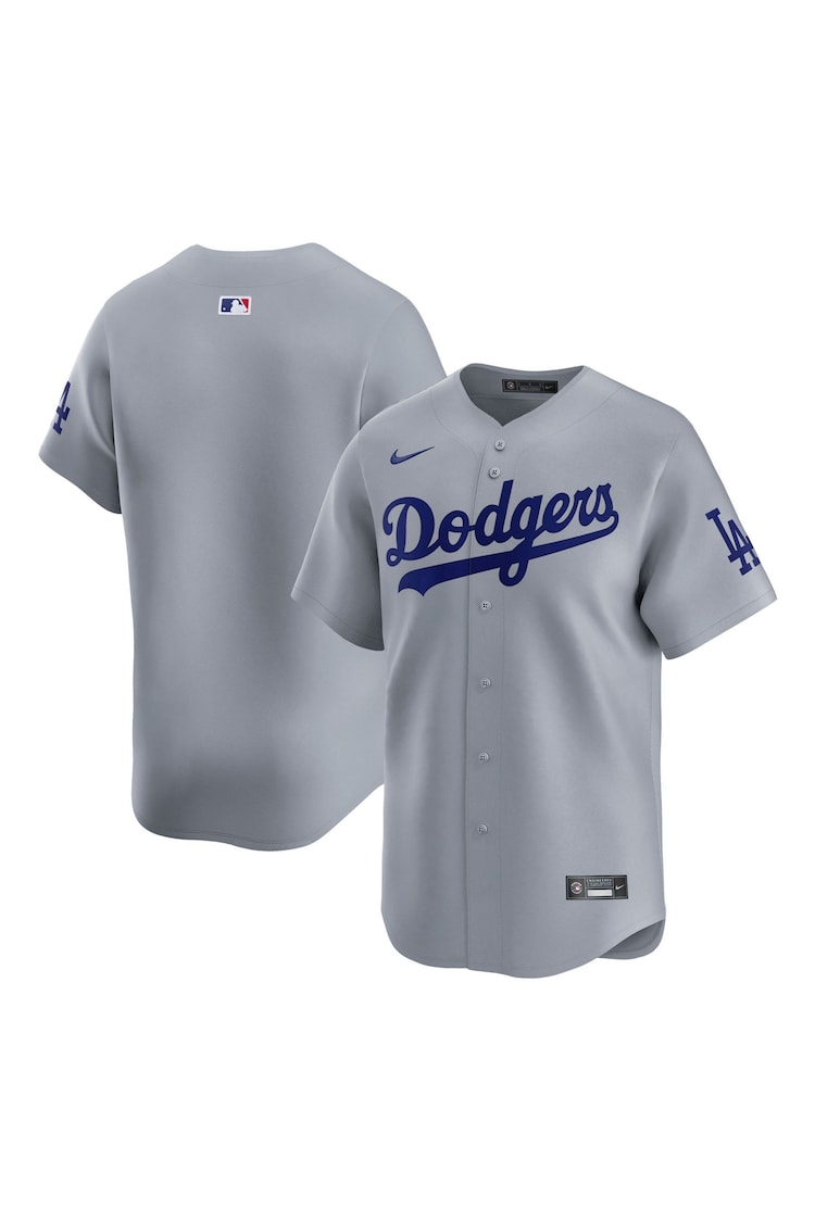 Fanatics Grey MLB Los Angeles Dodgers MLB Limited Alternate T-Shirt - Image 1 of 2