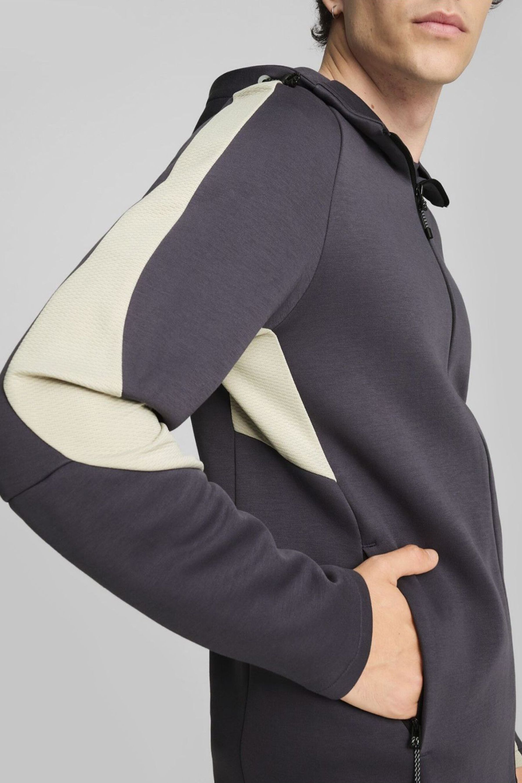 Buy Puma Grey Mens Evostripe Full Zip Hoodie from the Next UK online shop