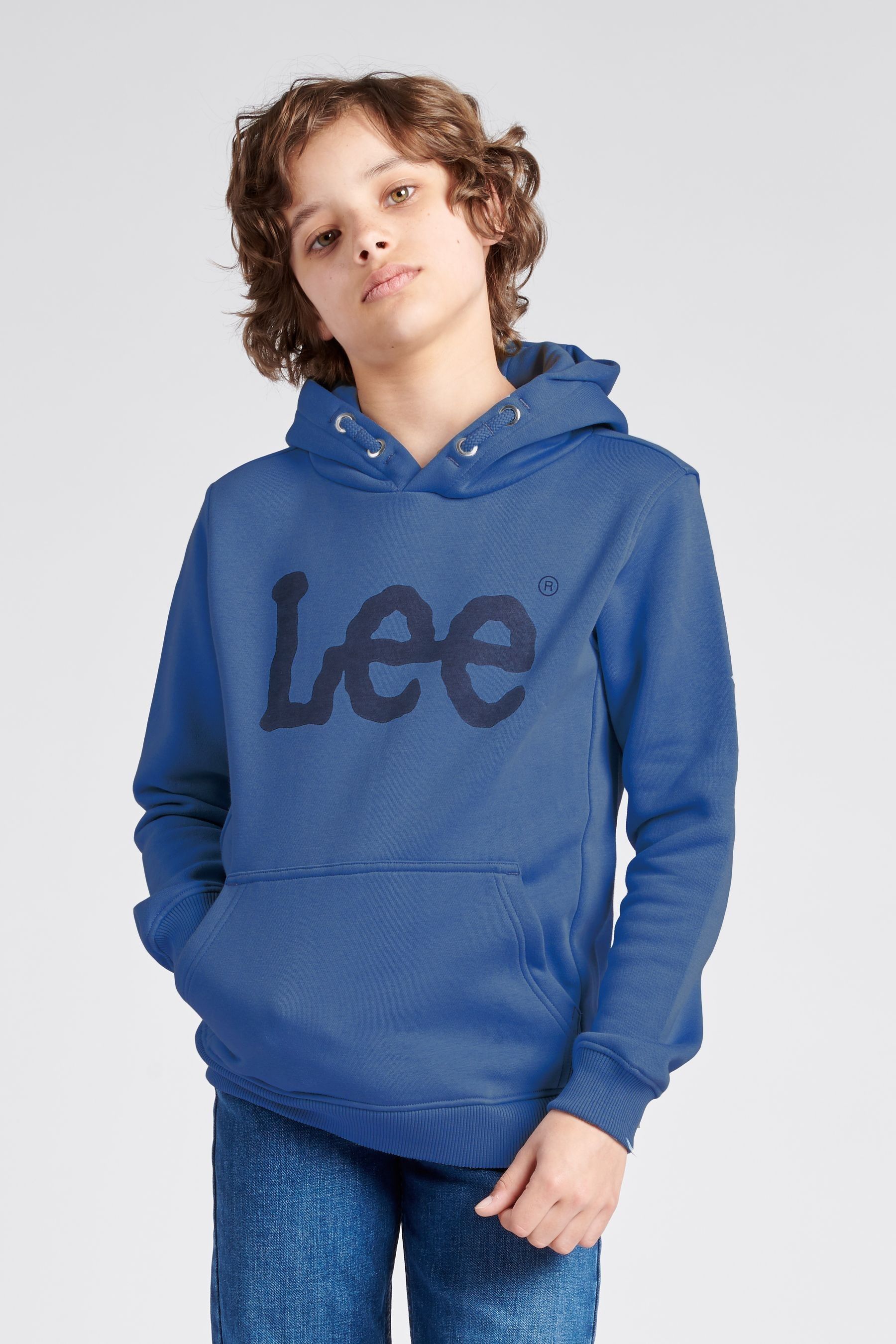 Lee Blue Wobbly Graphic OTH Hoodie
