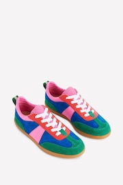 Boden Blue Erin Retro Tennis Trainers - Image 3 of 5