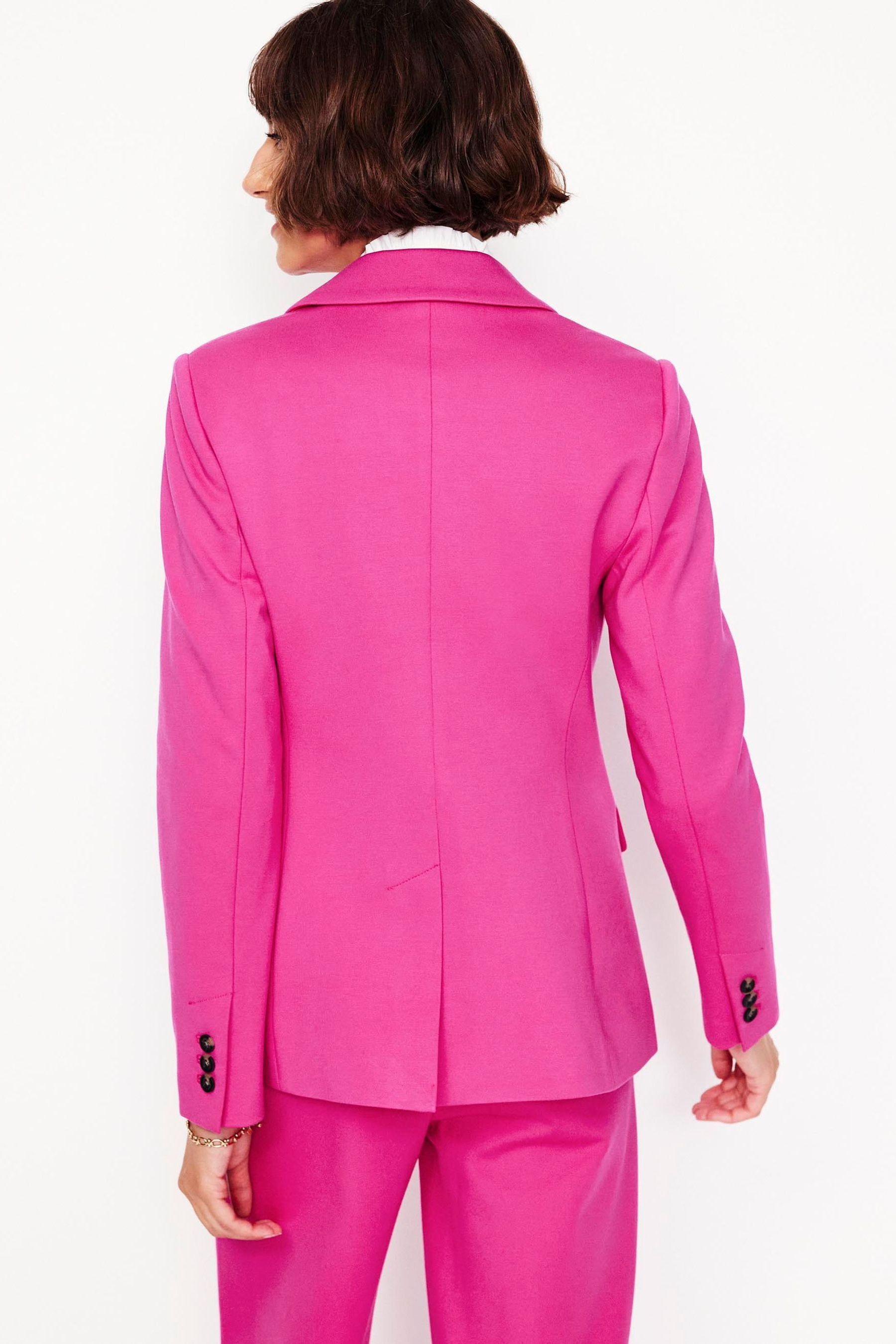 Boden Pink Marylebone Ponte Blazer