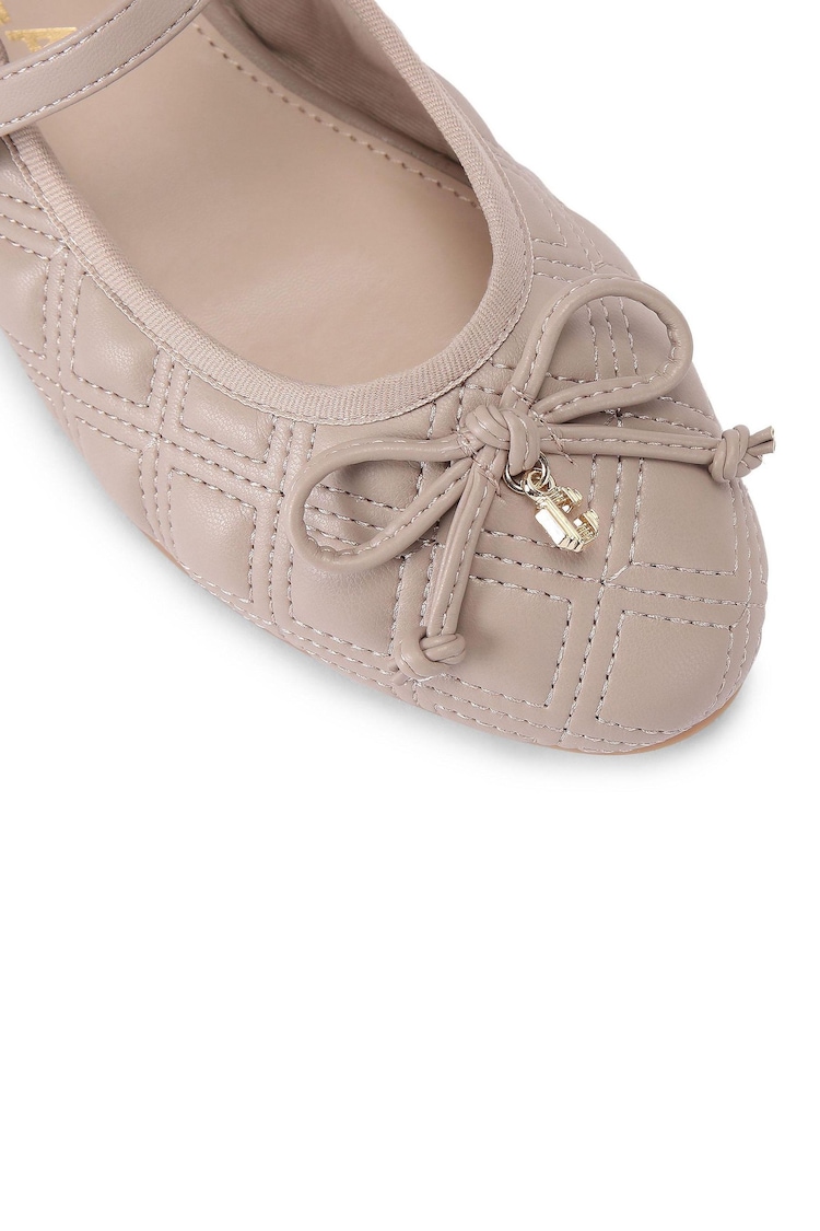 Carvela Diamond Quilt Ballerina Shoes - Image 4 of 4