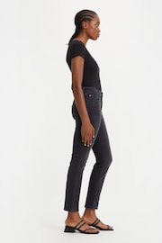 Levi's® Black 724 High Rise Straight Jeans - Image 3 of 9