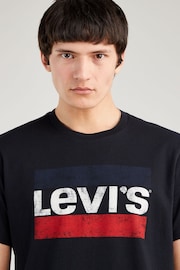 Levi's® Black 100% Cotton Sportswear Graphic T-Shirt - Image 5 of 8