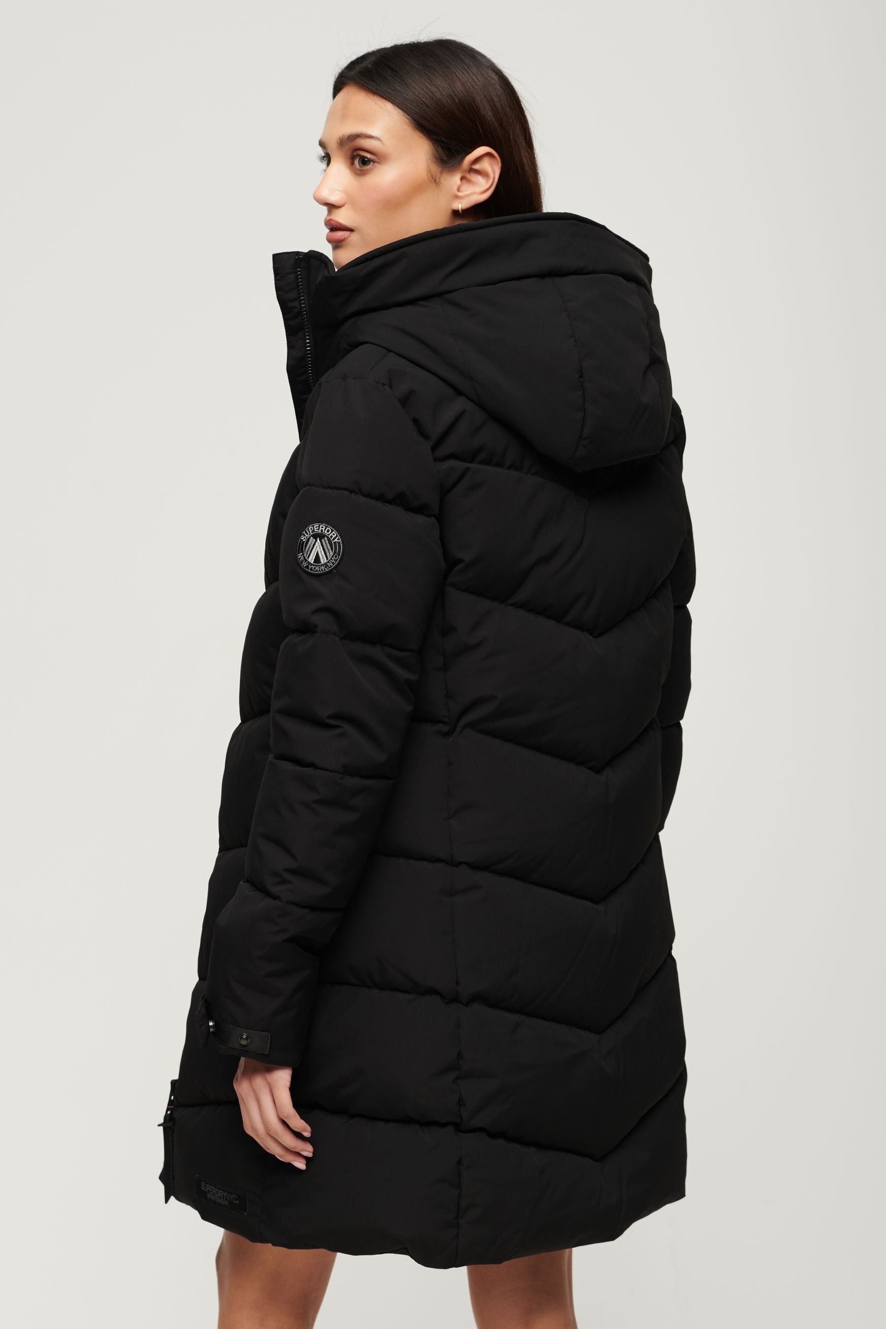 Superdry chevron padded parka top