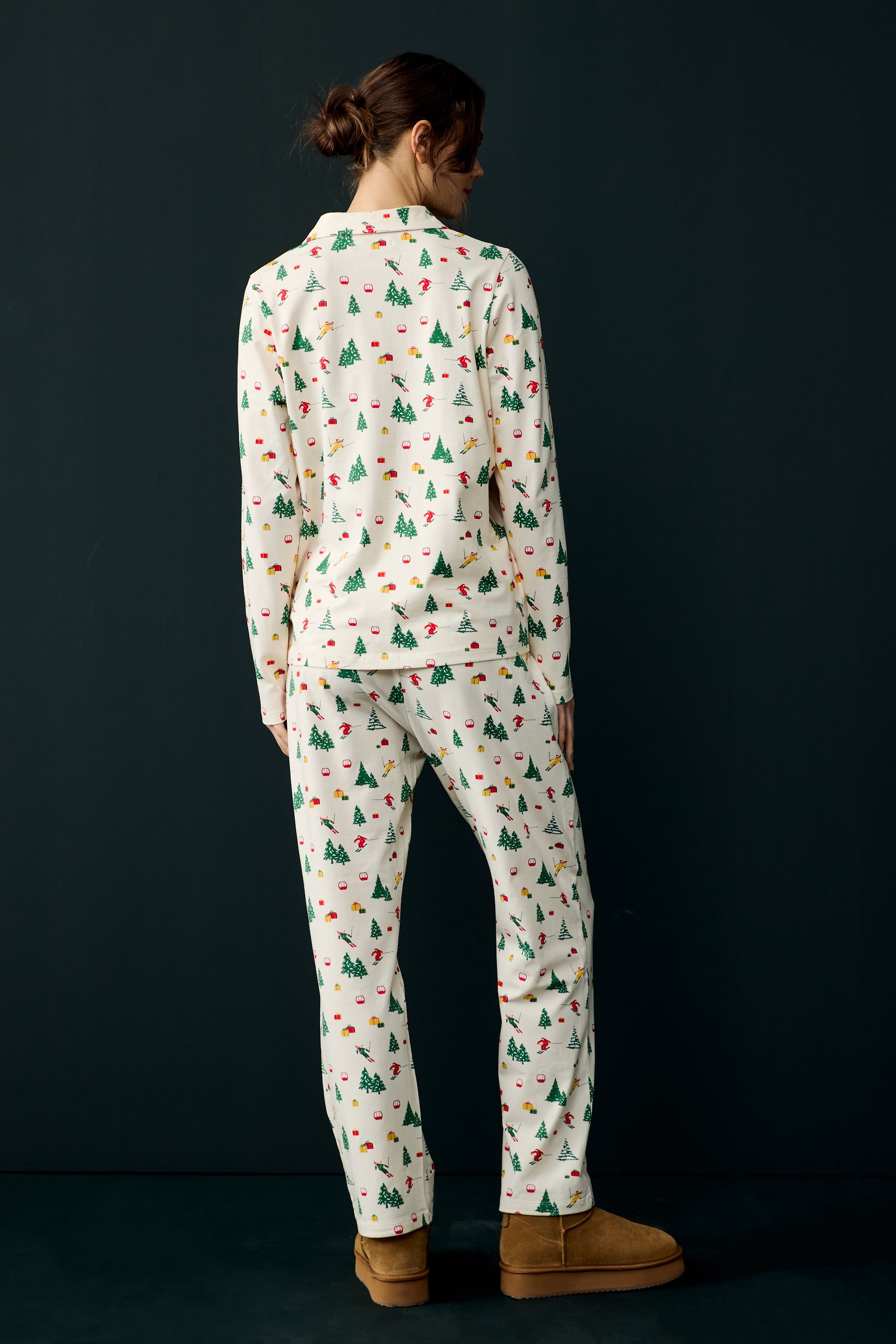 Cream pyjamas top