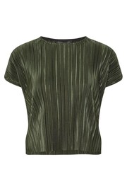 PixieGirl Petite Green Plisse Top - Image 1 of 1