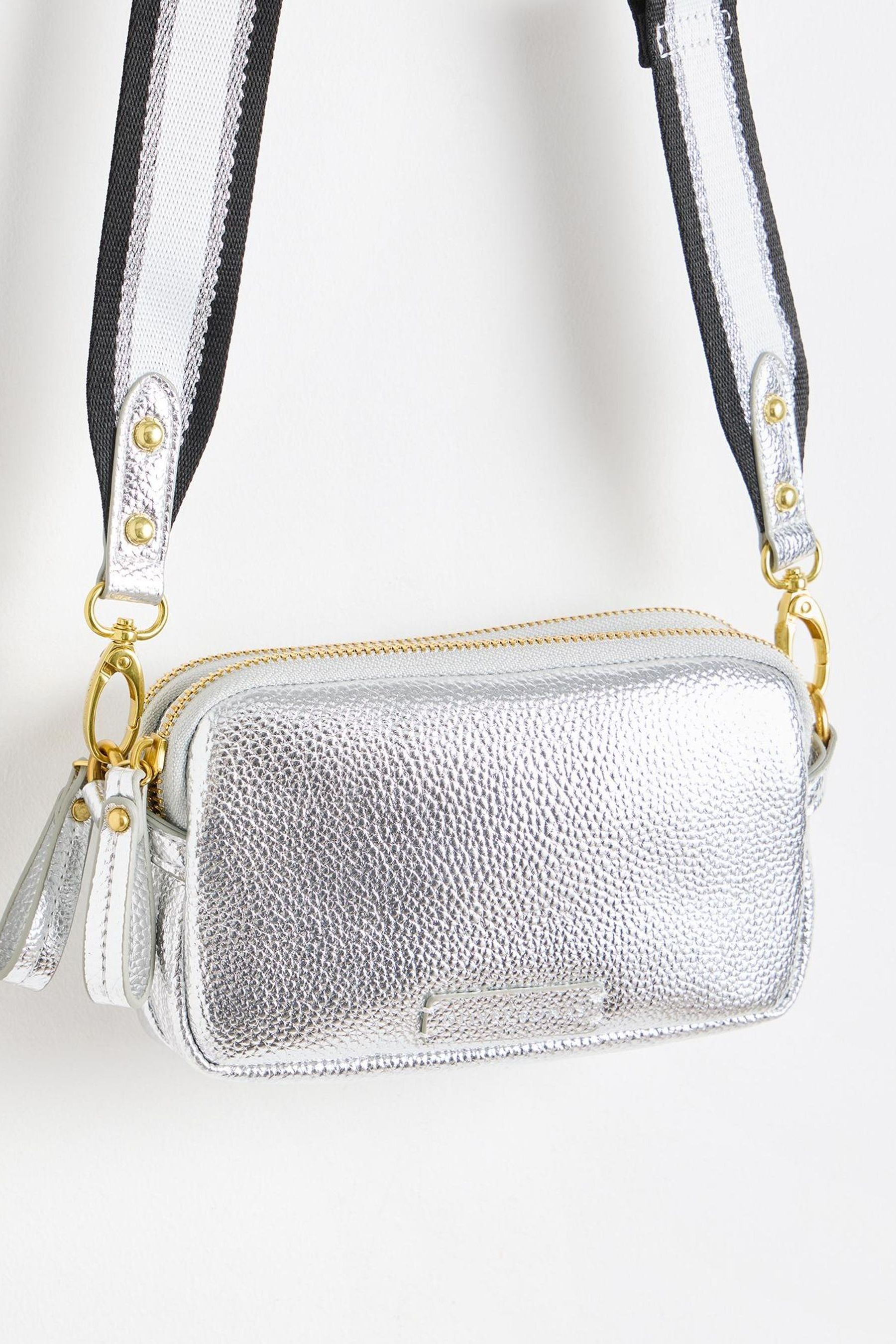 Buy Oliver Bonas Silver Naha Cross Body Bag from Next Luxembourg